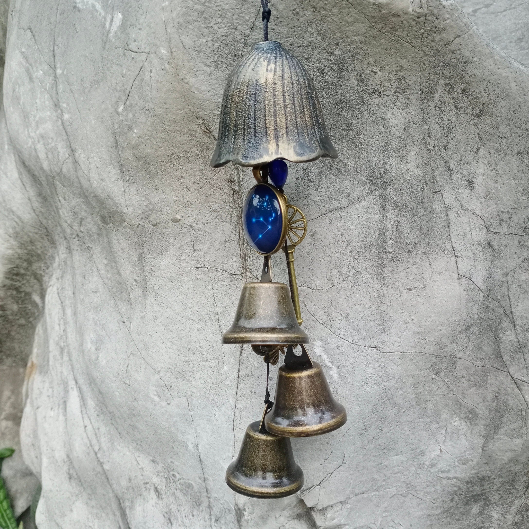 Magic Witch Bells,Hanging Bells for Door, Witch Bells for Door Protection, Hanging Bells for Temple, Pagan Decor, Door Hangers, Car Amulet