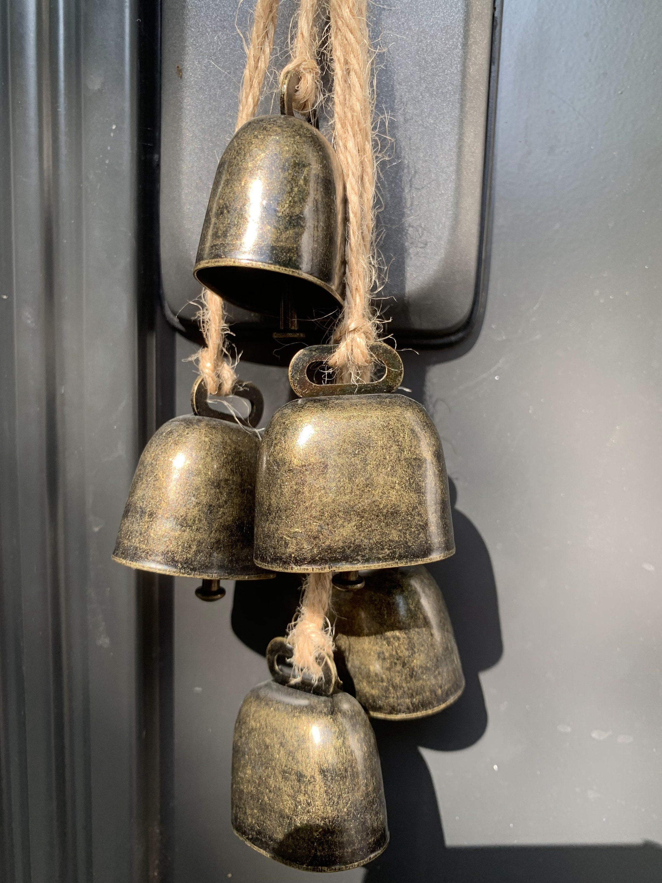 Hanging Door Knob Protection Bells, Hanging Bells for Door,  Witchy Decor Kitchen, Window Hanging Ornament,  Gardening Decor