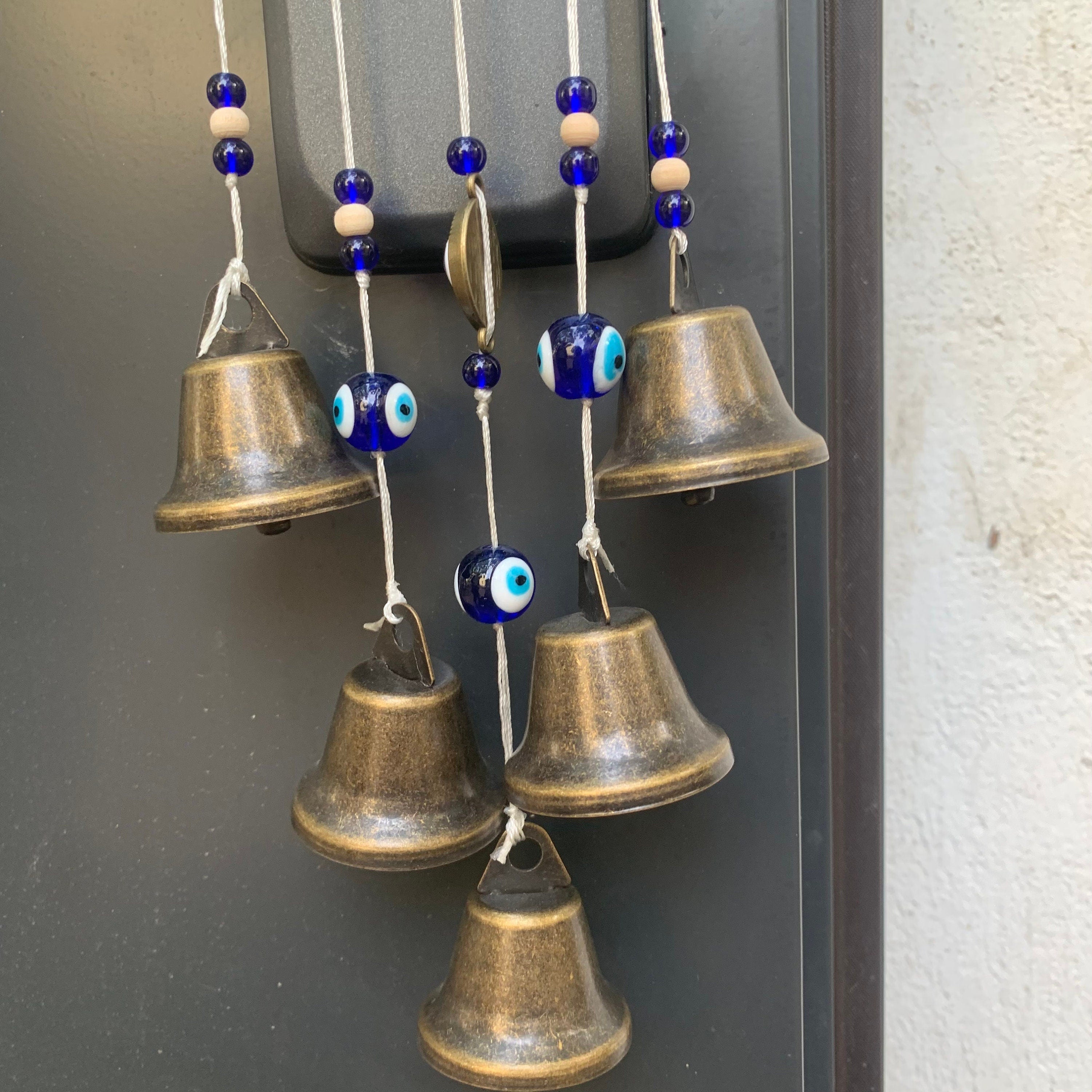 Wreath Witch Bells, Hanging Bell for Temple, Hanging Bells for Door, Witch Bells, Witchy Decor Wall Art, Dream Catcher