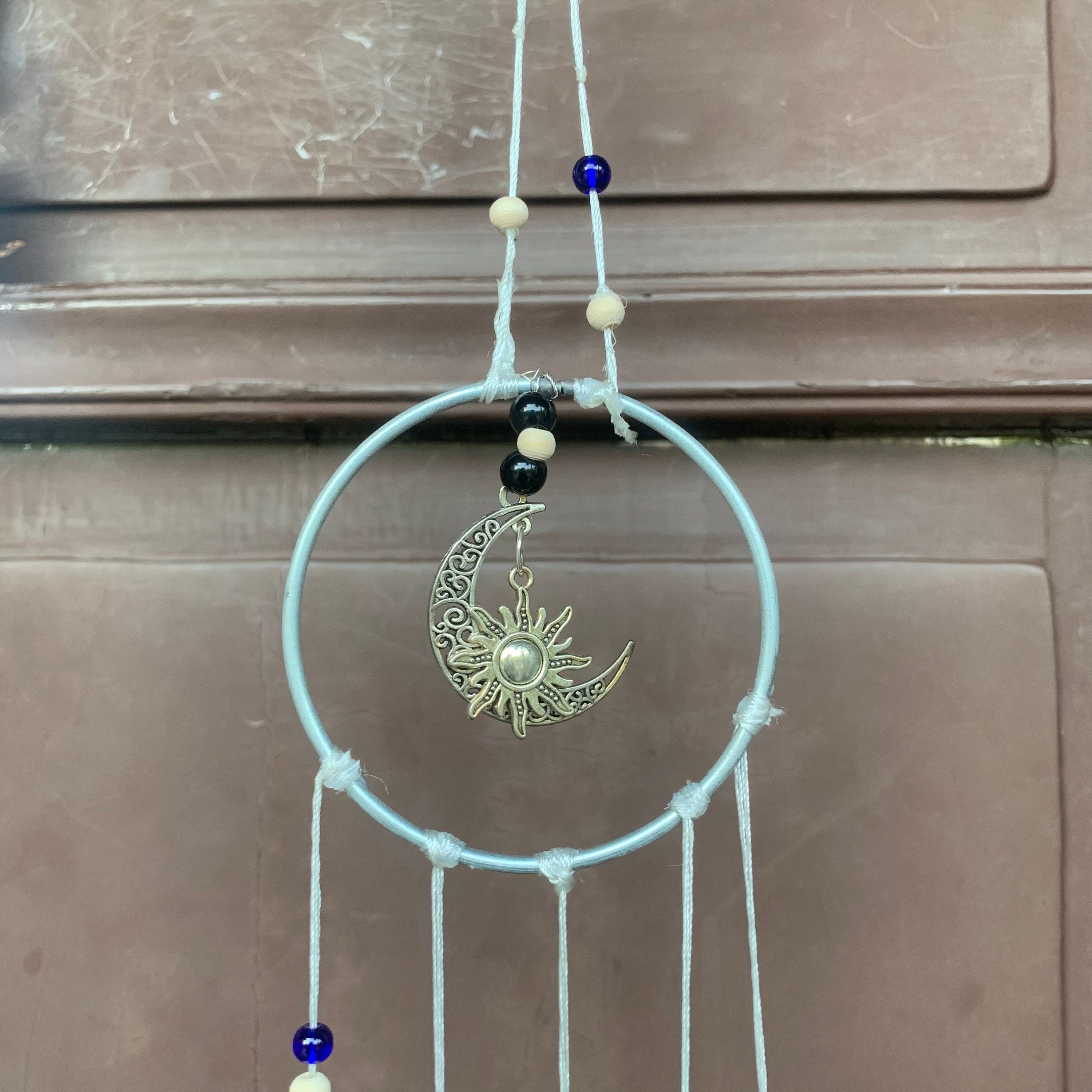 Wreath Witch Bells, Hanging Bell for Temple, Hanging Bells for Door, Witch Bells, Witchy Decor Wall Art, Dream Catcher