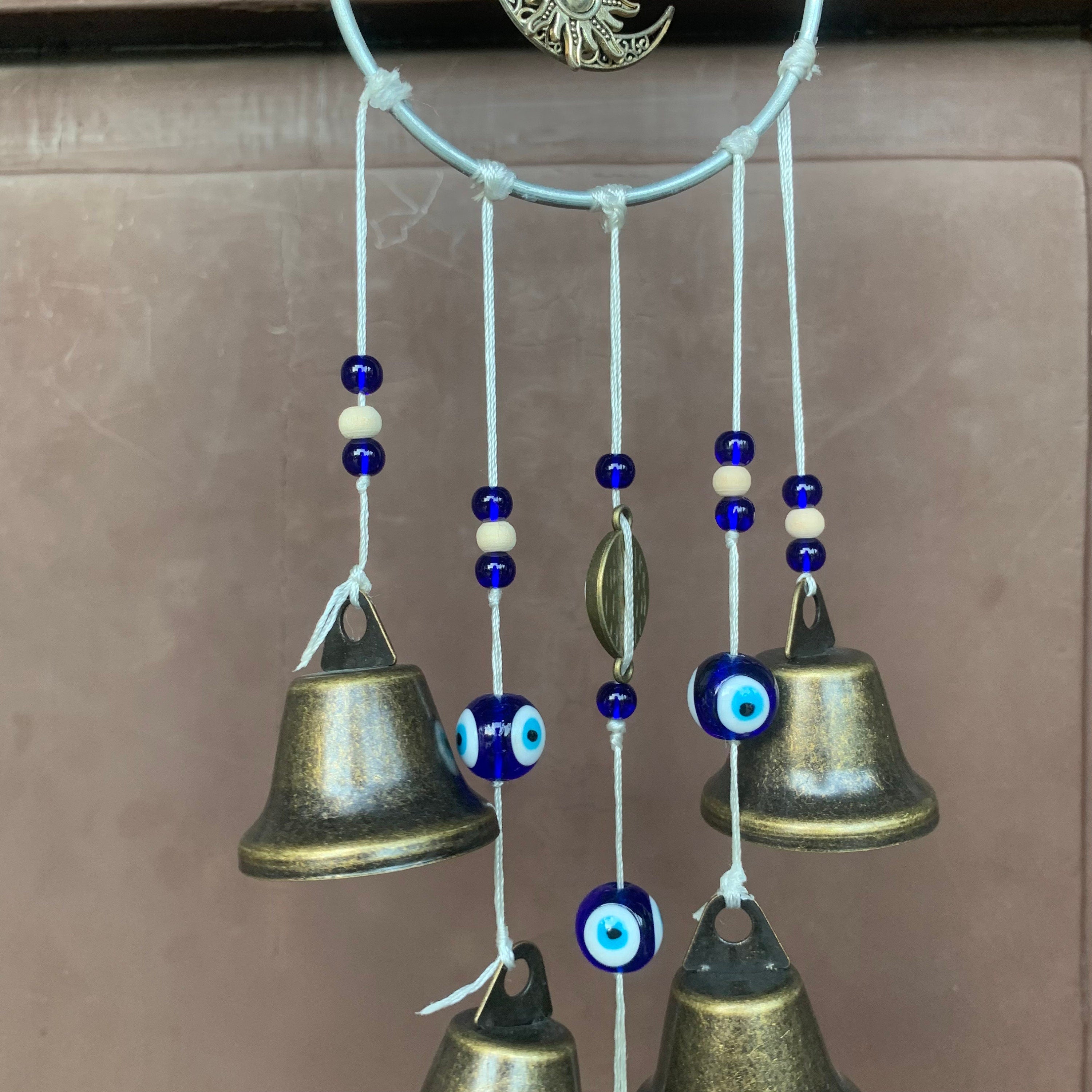 Wreath Witch Bells, Hanging Bell for Temple, Hanging Bells for Door, Witch Bells, Witchy Decor Wall Art, Dream Catcher