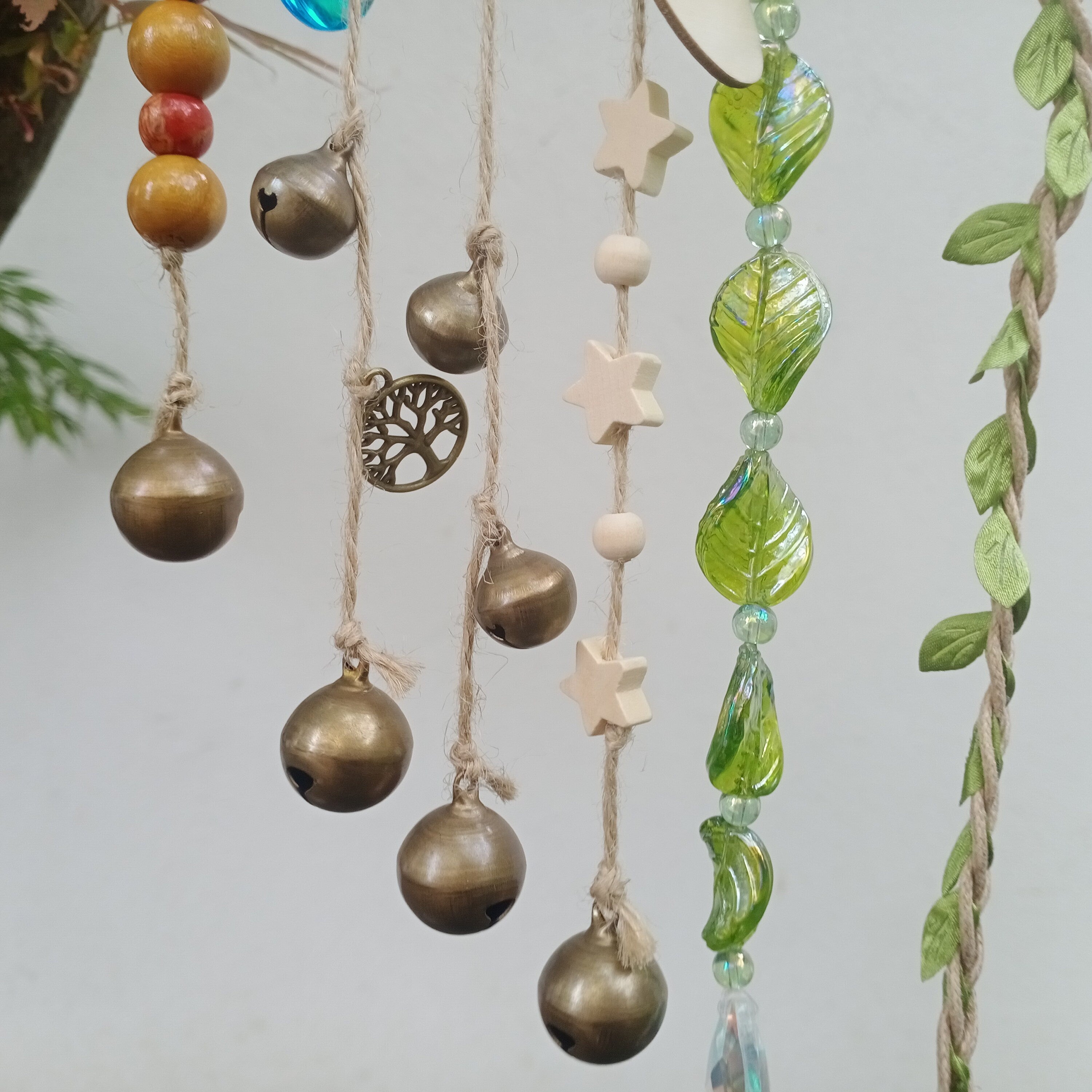 Personalized Handmade Witches Bells, Handcraft Witch Bells, Home and Kitchen Decoration, Witchcraft Room Decor, Garden Gifts