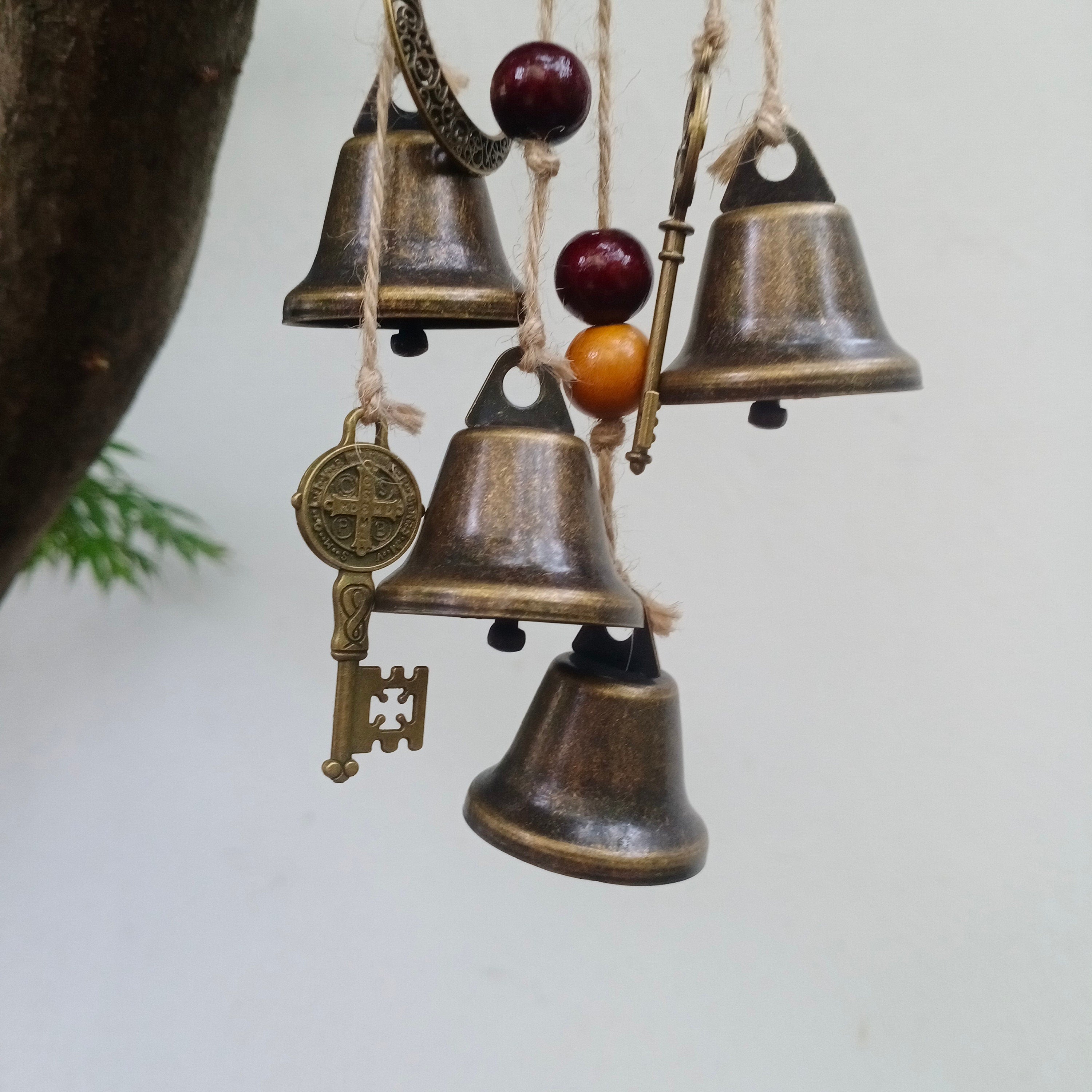 Home Protection for Front Door, Witch Bells for Door, Celtic Bells, Witch Bells, Protection Bells, Spiritual Protection, New Home Gifts