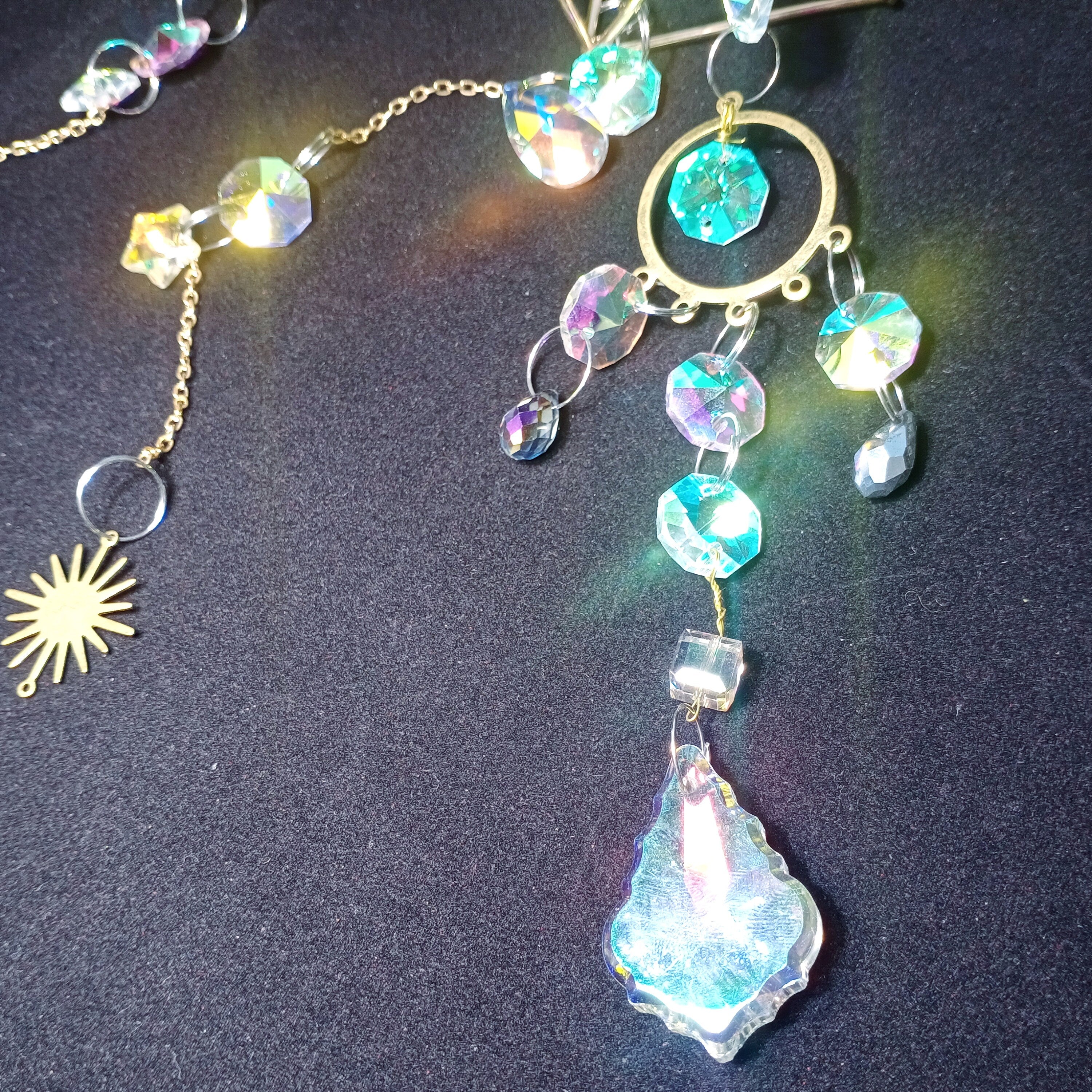 Hanging Crystal Suncatcher, Sun Catcher for Windows Hanging, Rainbow Suncatcher, Hanging Crystal Balls, Pendant Hanging, Gift 4 Woman