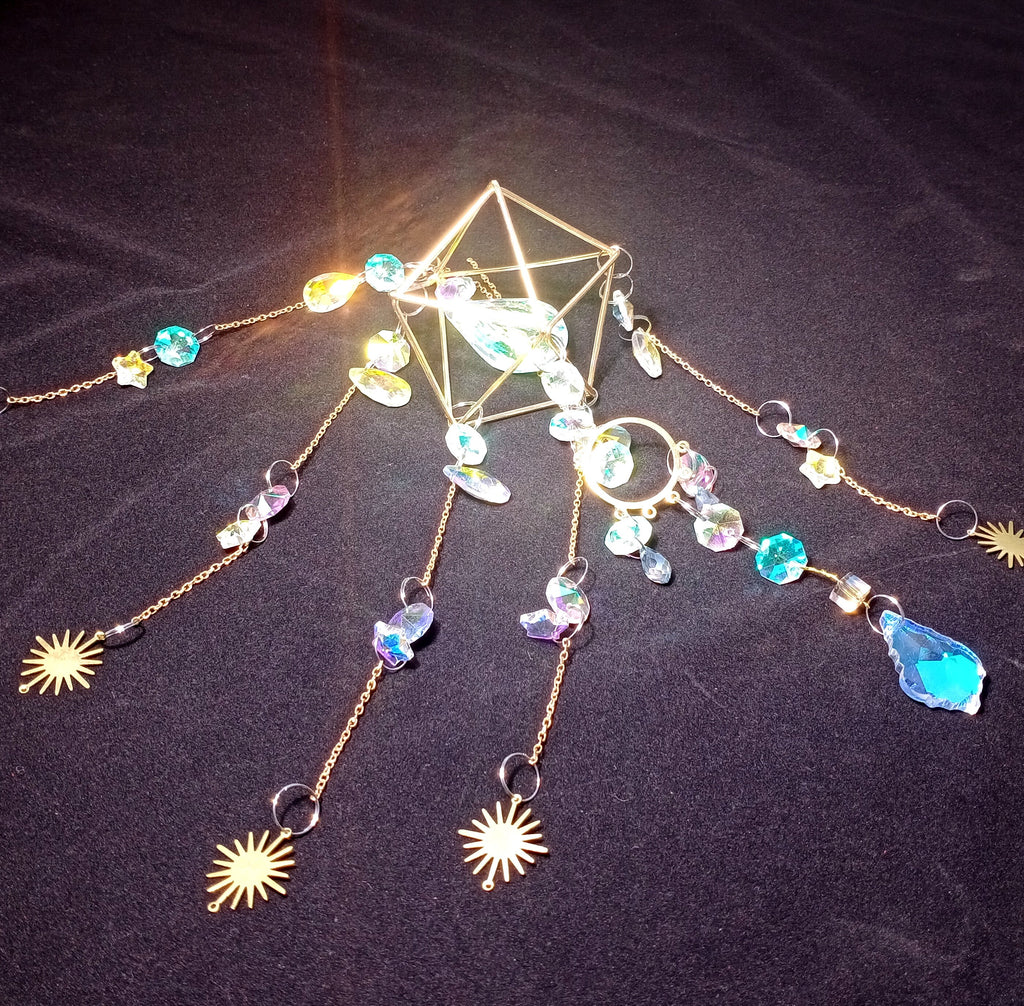 Hanging Crystal Suncatcher, Sun Catcher for Windows Hanging, Rainbow Suncatcher, Hanging Crystal Balls, Pendant Hanging, Gift 4 Woman