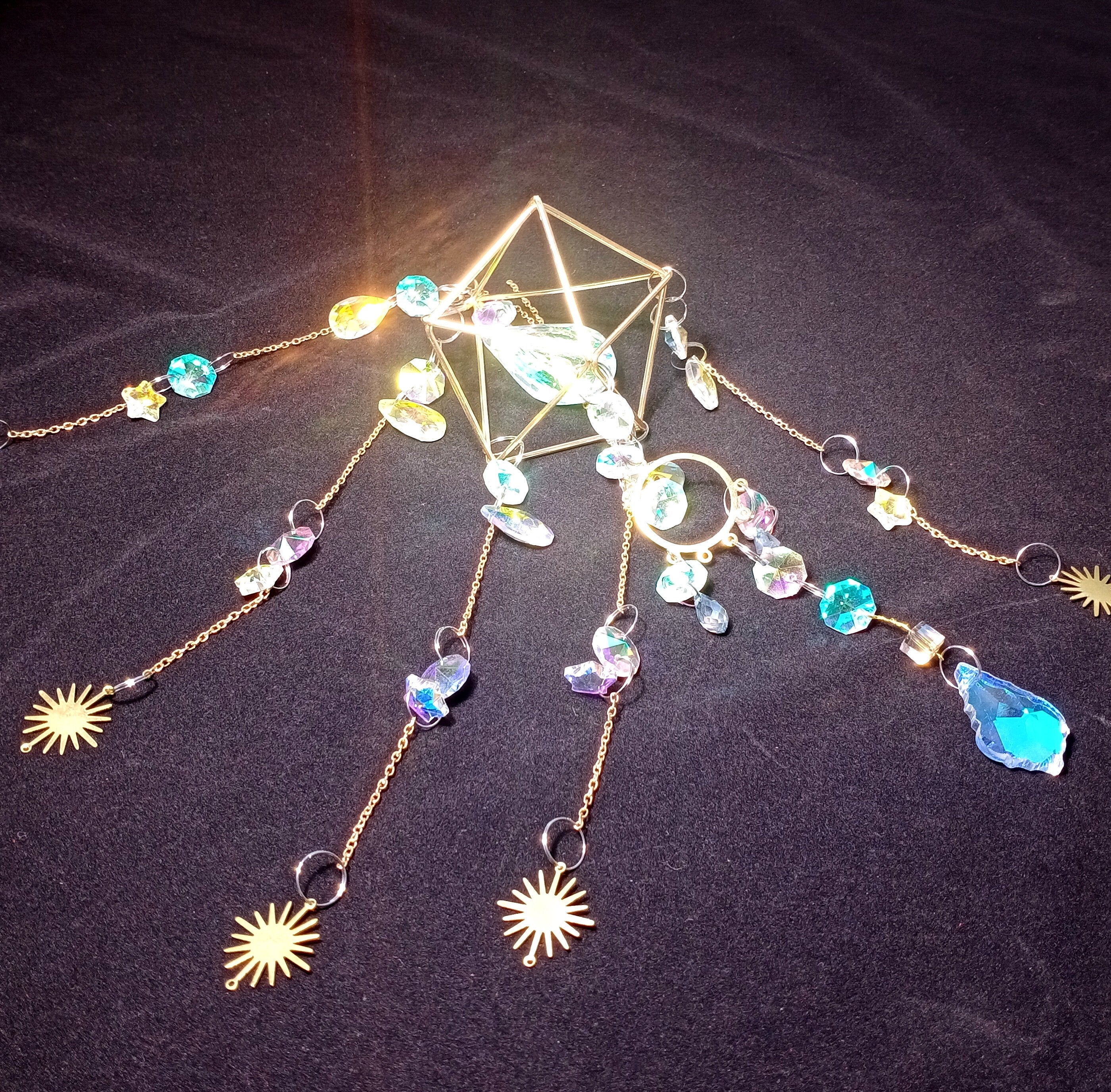 Hanging Crystal Suncatcher, Sun Catcher for Windows Hanging, Rainbow Suncatcher, Hanging Crystal Balls, Pendant Hanging, Gift 4 Woman