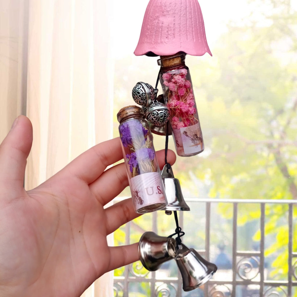 Wind Chime, Witch Bells for Door, Hanging Bells for Protection, Witchy Decor Wall Art, Magick Witchcraft Supplies, Wicca Gifts