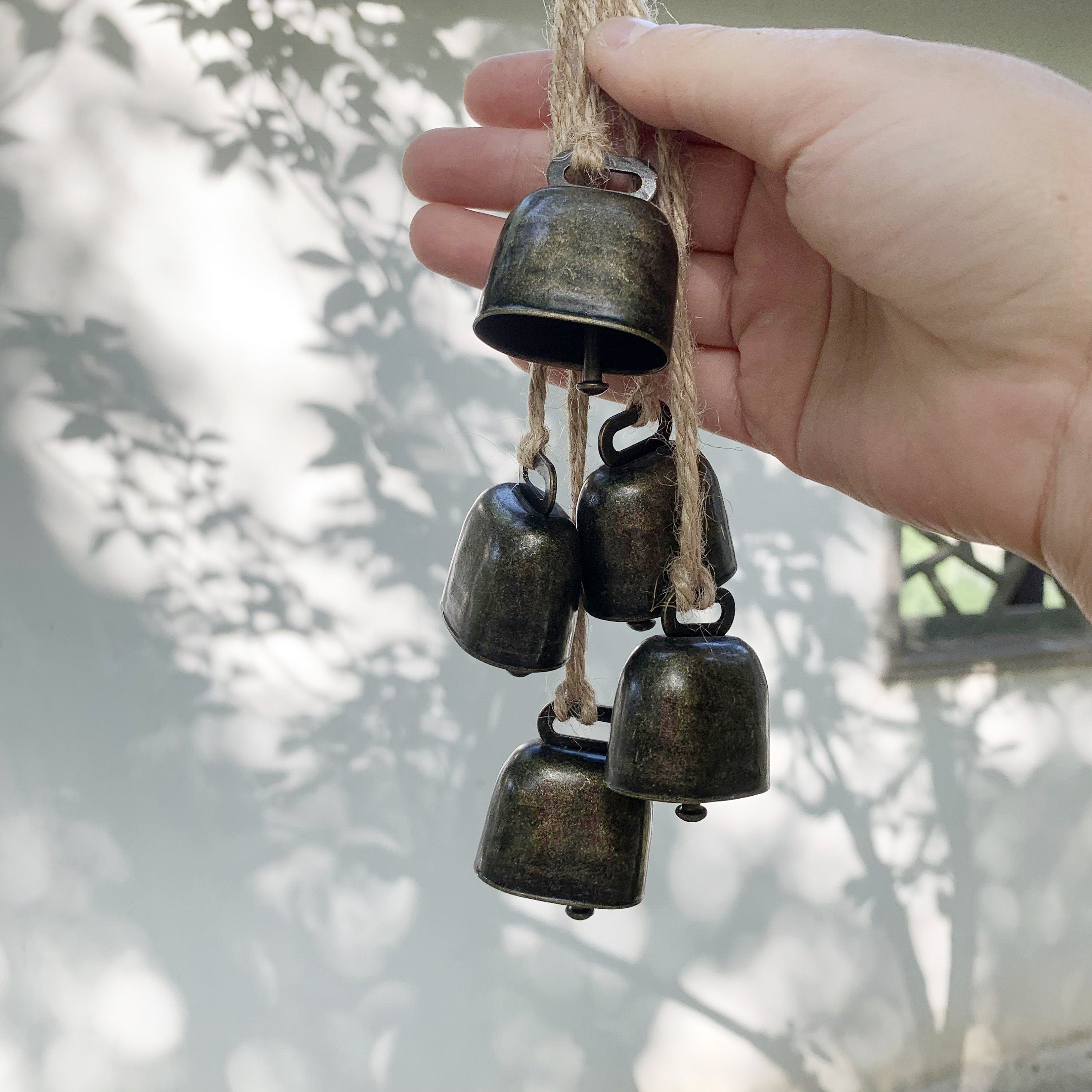 Hanging Door Knob Protection Bells, Hanging Bells for Door,  Witchy De