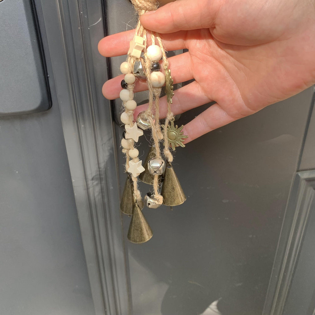 Witches Bells, Hanging Bells on The Rope, Hanging Bells for Wreath, Witch Bells for Door Knob, Wall \Kitchen Decoration
