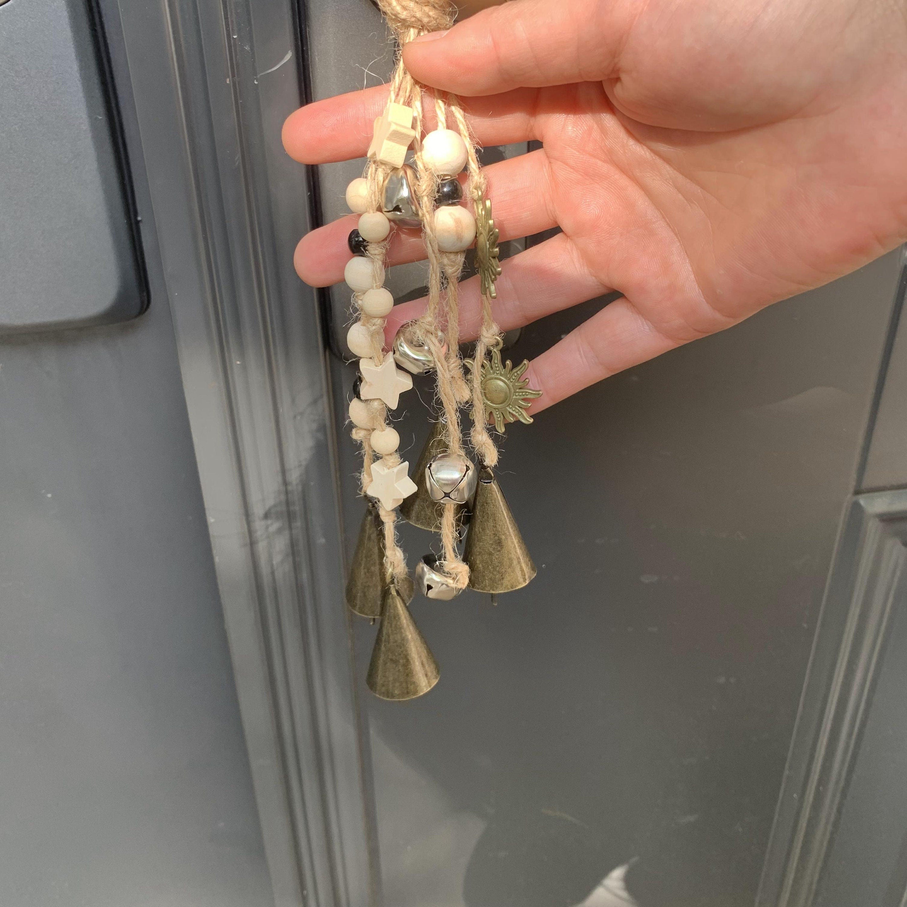 Witches Bells, Hanging Bells on The Rope, Hanging Bells for Wreath, Witch Bells for Door Knob, Wall \Kitchen Decoration