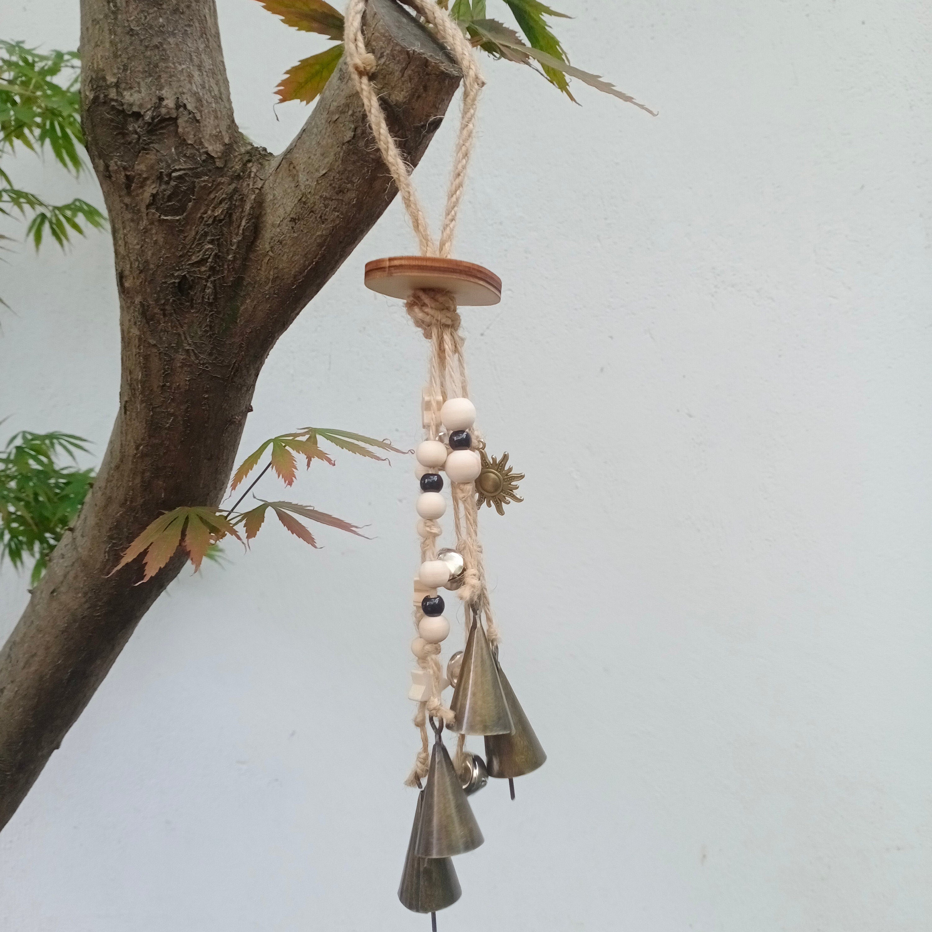 Witches Bells, Hanging Bells on The Rope, Hanging Bells for Wreath, Witch Bells for Door Knob, Wall \Kitchen Decoration