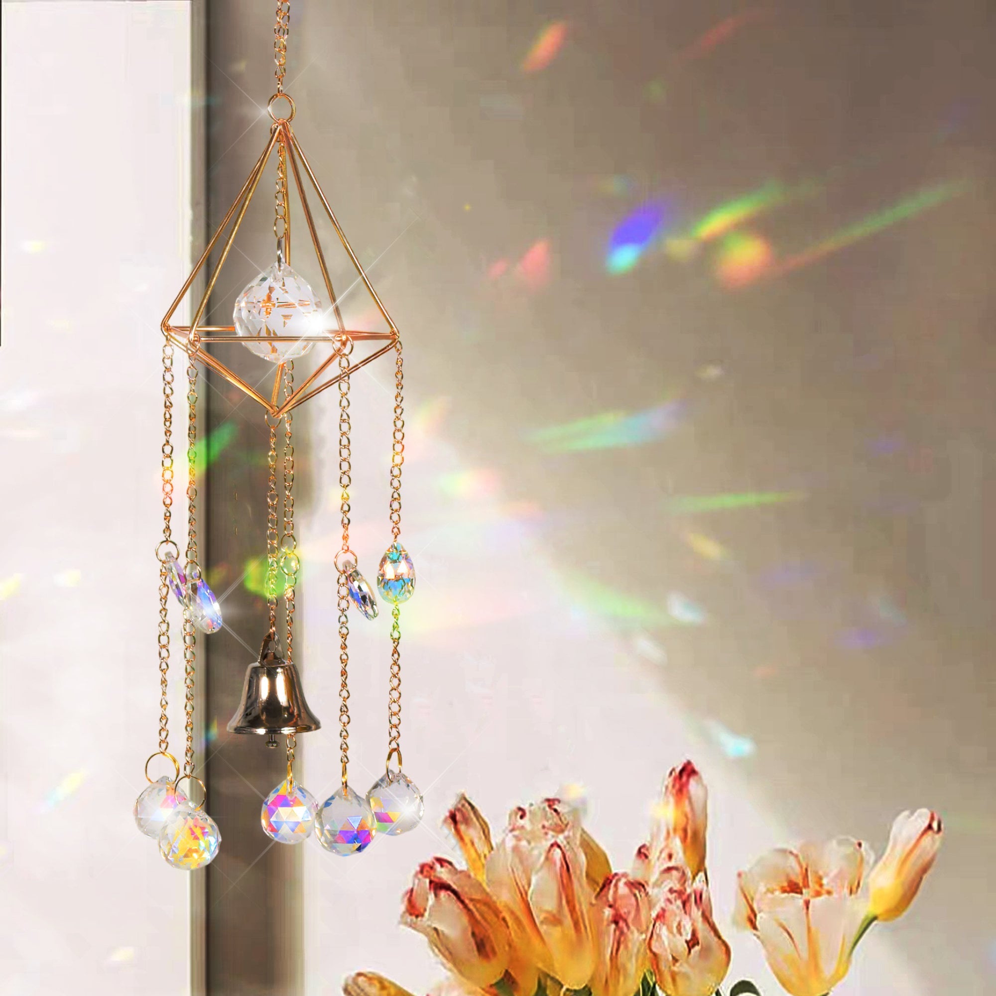 Sun Catcher for Car, Prism Sun Catcher, Window Suncatcher, Hanging Crystal Balls, Witch Suncatcher, Best Friend Gift