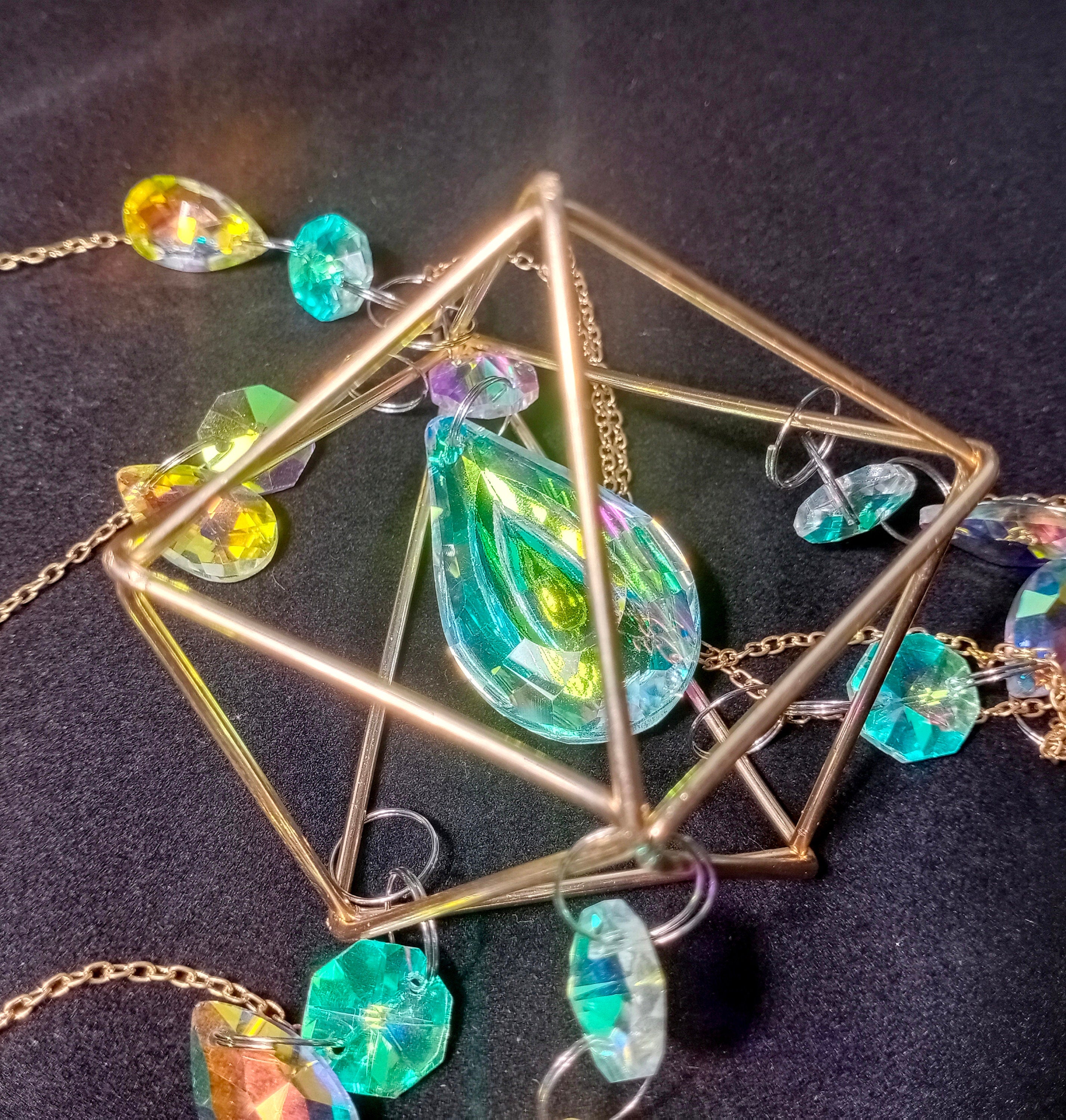 Hanging Crystal Suncatcher, Sun Catcher for Windows Hanging, Rainbow Suncatcher, Hanging Crystal Balls, Pendant Hanging, Gift 4 Woman