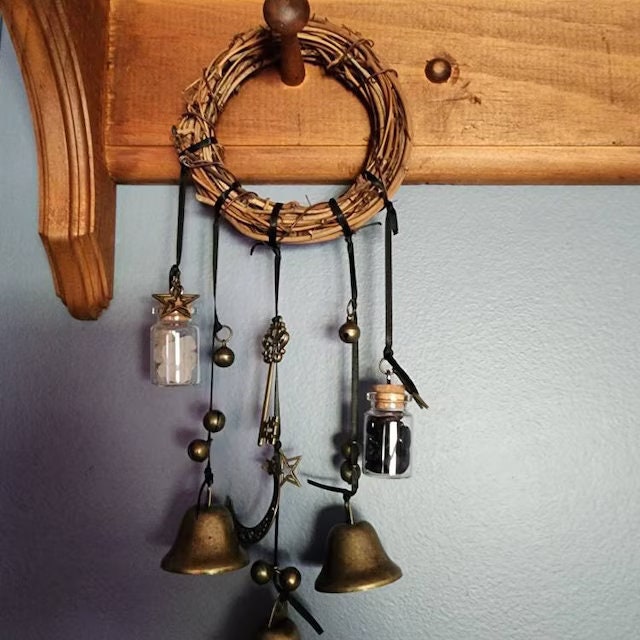 Magic Home Protection, Witch Bells, Witchy Things, Clear Negative Energies, Attracts Positive, Wicca Decor, Wicca Supplies