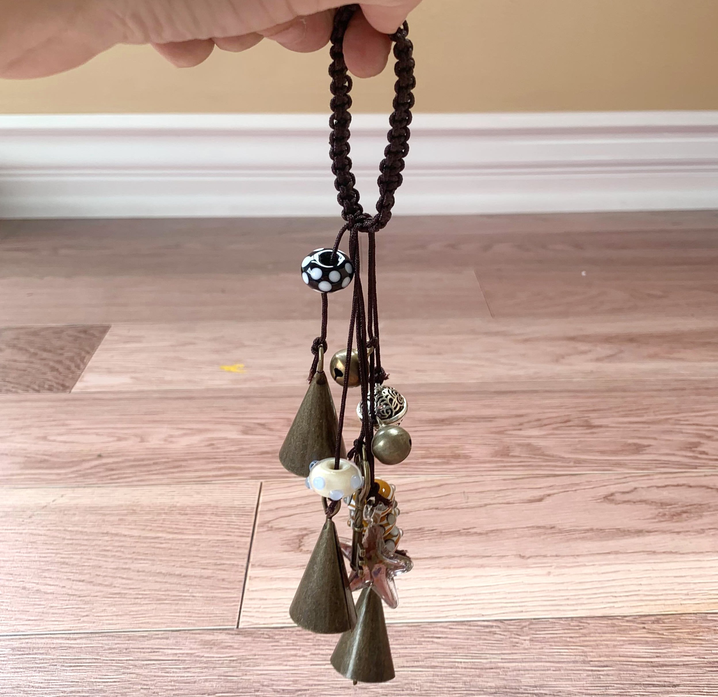 Hanging Bells for Car, Witch Bells for Door Protection, Hanging Bells Brass, Wiccan Decor, Decor Hanger, Housewarming Gift