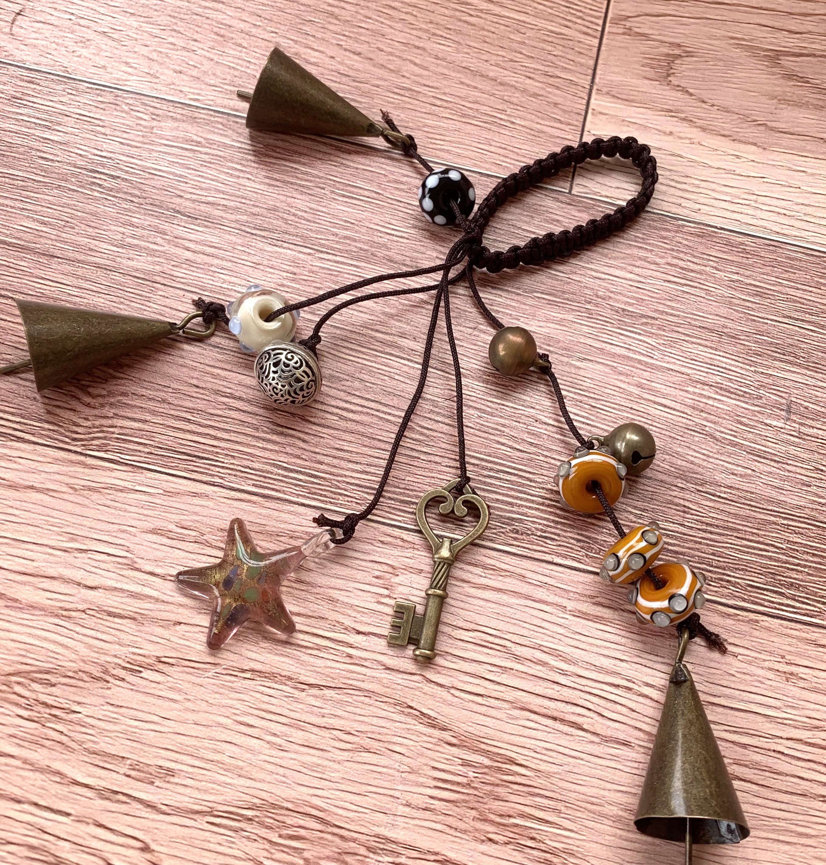 Hanging Bells for Car, Witch Bells for Door Protection, Hanging Bells Brass, Wiccan Decor, Decor Hanger, Housewarming Gift