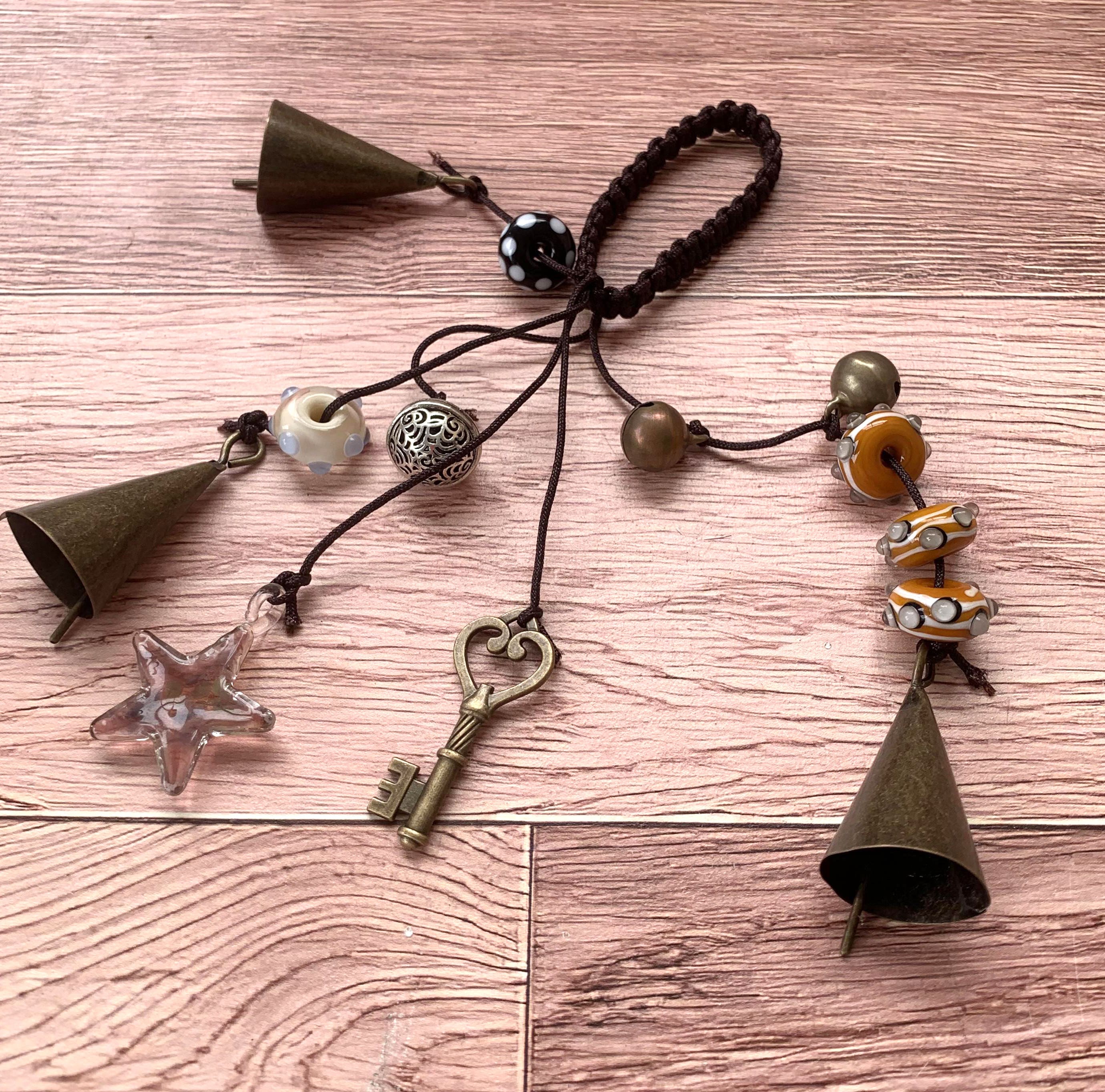 Hanging Bells for Car, Witch Bells for Door Protection, Hanging Bells Brass, Wiccan Decor, Decor Hanger, Housewarming Gift