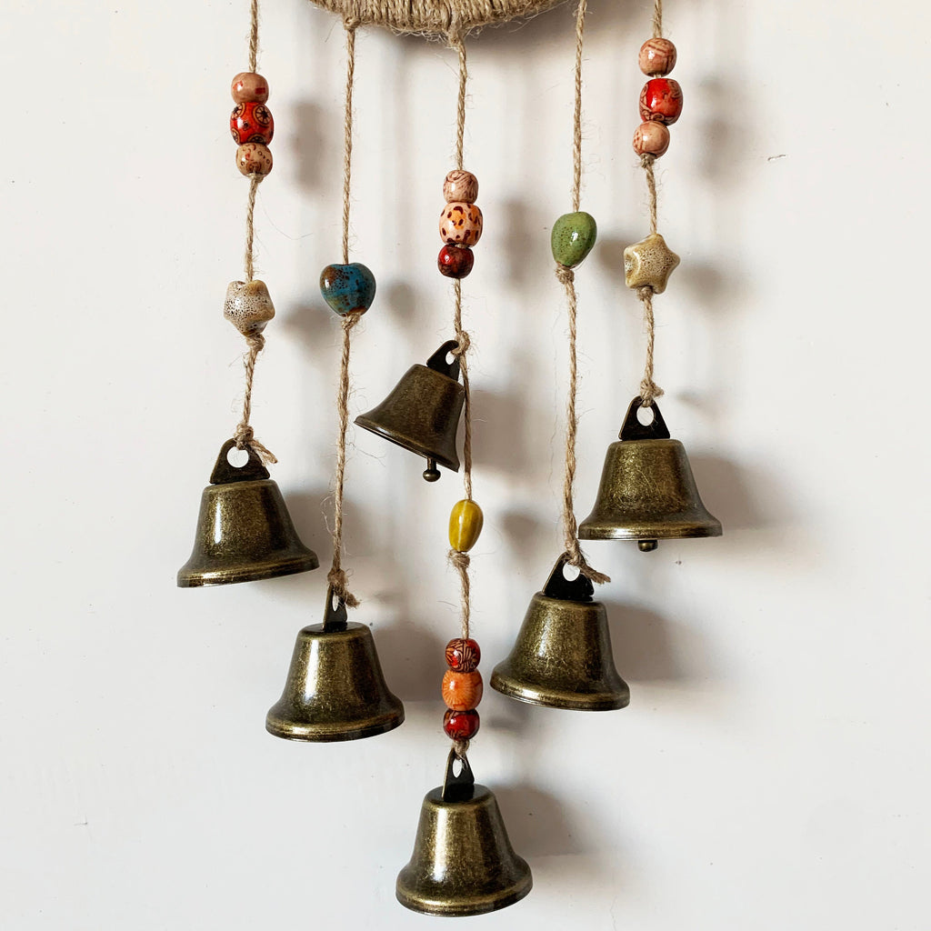 Moon Witch's Bells, Spiritual Witch's Bells, Wards Gifts, Harmony Protection Bells, Door Bells, Witchy Bells, Home Protection Decor