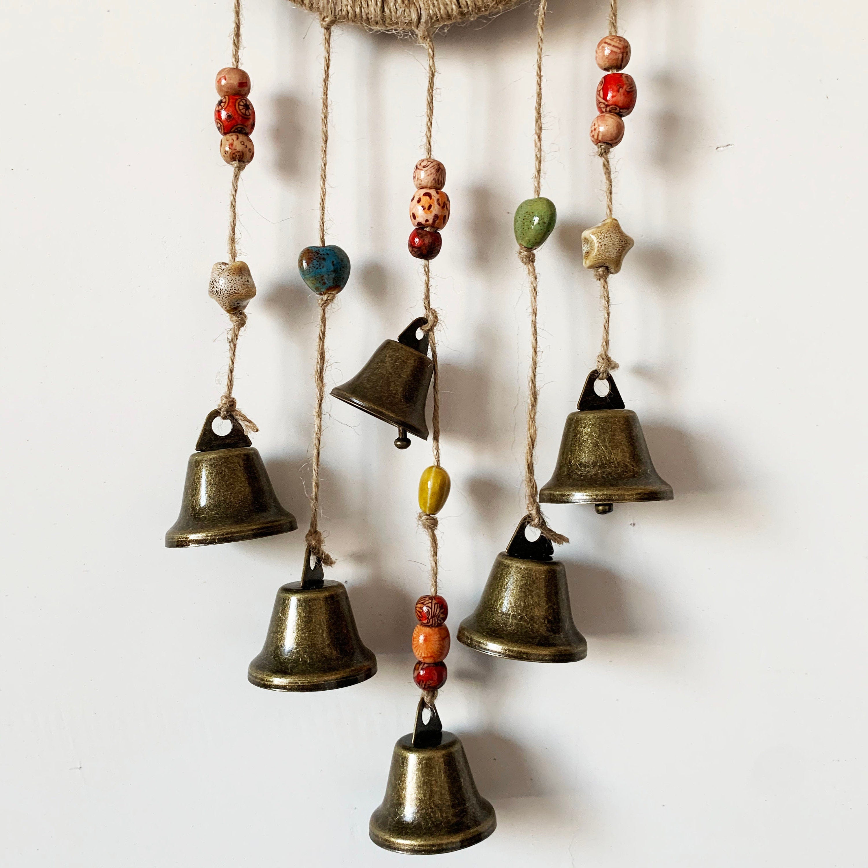 Moon Witch's Bells, Spiritual Witch's Bells, Wards Gifts, Harmony Protection Bells, Door Bells, Witchy Bells, Home Protection Decor