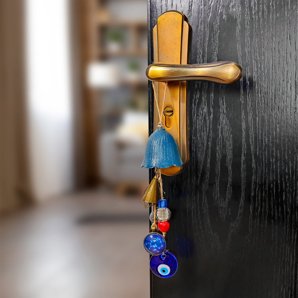 Evil Eyes Witch Bells, Witch Bells for Door Protection, Hanging Bells for Temple, Protection Bells for Bedroom, Constellation Bell