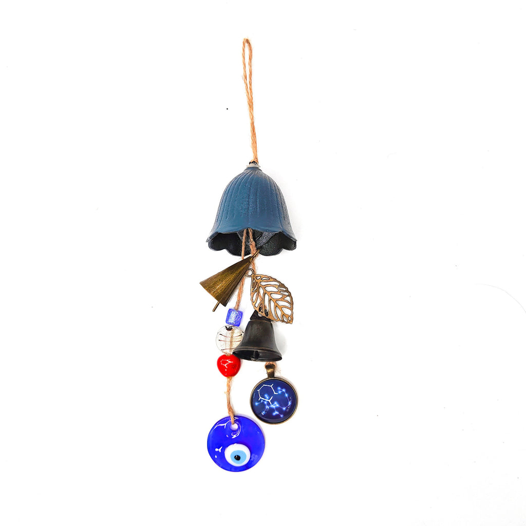 Evil Eyes Witch Bells, Witch Bells for Door Protection, Hanging Bells for Temple, Protection Bells for Bedroom, Constellation Bell