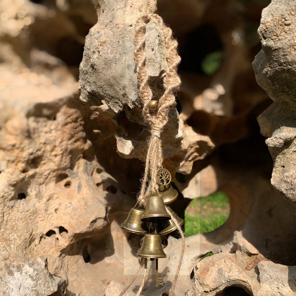 Handmade Witch Bells for Door Protection, Witch Bells and Wind Chimes, Hanging Bells for Temple, Door Protection Charm, Birthday Gifts