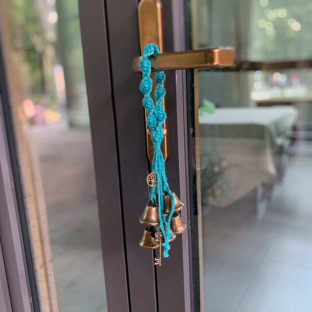 Woven Witch Bells for Door Protection, Witchy Decor Kitchen, Hanging P