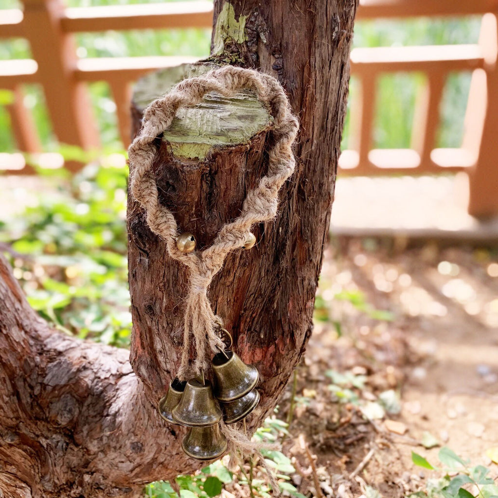 Handmade Witch Bells for Door Protection, Witch Bells and Wind Chimes, Hanging Bells for Temple, Door Protection Charm, Birthday Gifts