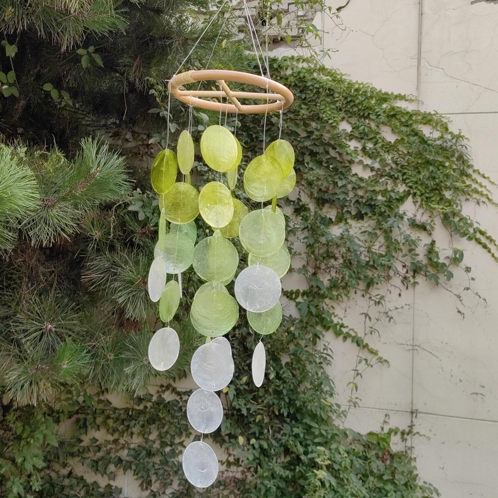 Handmade Seashell Wind Chime, Coastal Home Decor, Boho Wind Chime, Delicate Shell Wind Chime, Handmade Beach Decor, Gift for Sea Lovers