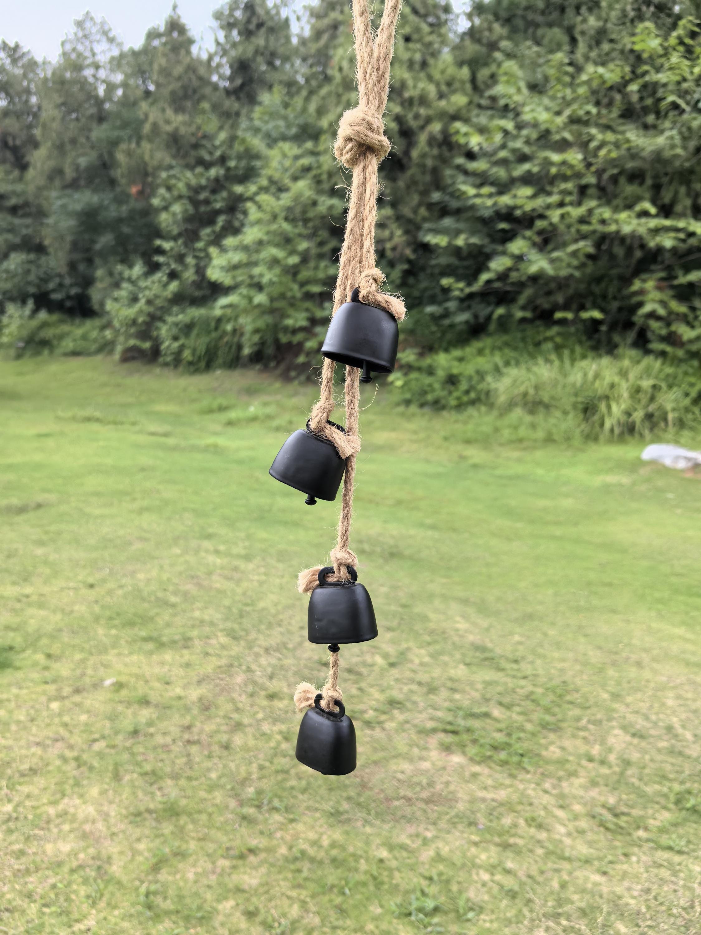 Mystical Witch Bells for Home Protection, Wicca Witch Bells, Pagan Bells for Door Knob, Door Hangers, Ward Off Negative Energy, Wiccan Gift