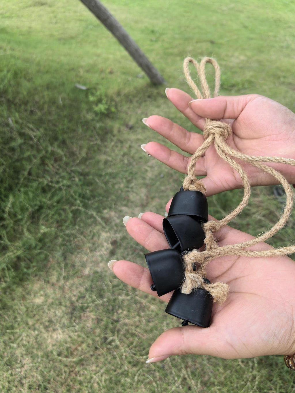 Mystical Witch Bells for Home Protection, Wicca Witch Bells, Pagan Bells for Door Knob, Door Hangers, Ward Off Negative Energy, Wiccan Gift