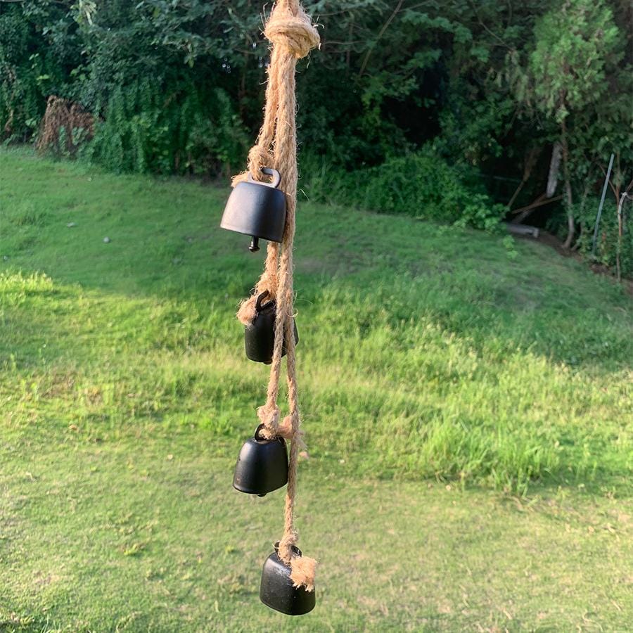 Mystical Witch Bells for Home Protection, Wicca Witch Bells, Pagan Bells for Door Knob, Door Hangers, Ward Off Negative Energy, Wiccan Gift