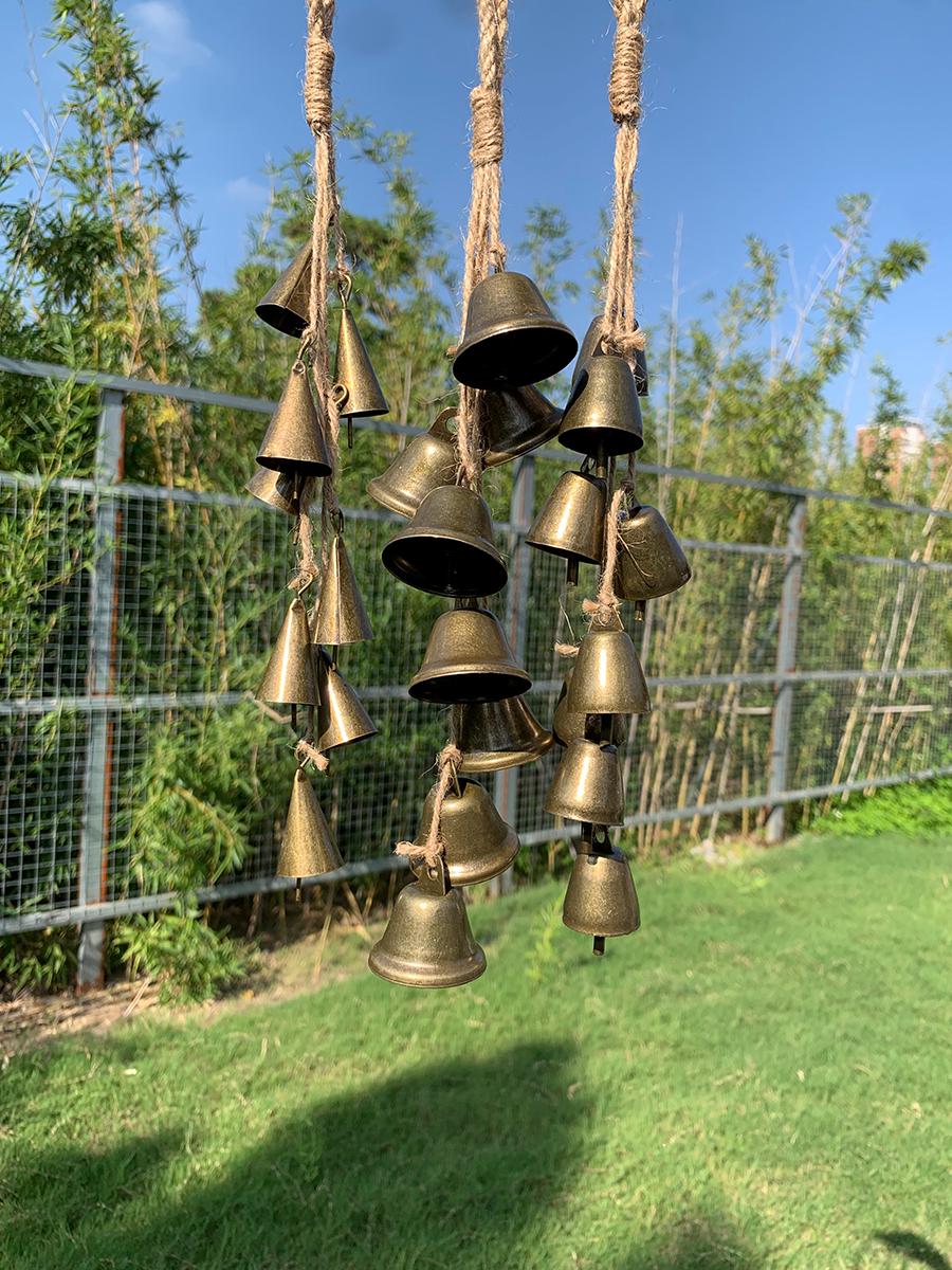 Handmade Hanging Witch Bells for Door Knob, Wicca Witch bells, Door Kn