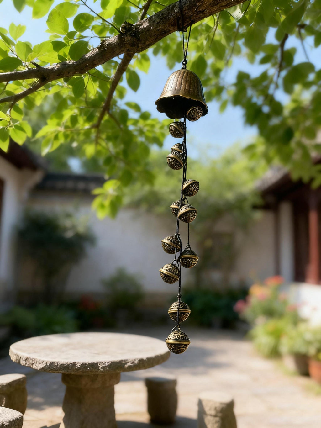 Witch Bells for Door Protection, Witch Bells Wind Chime,Hanging Bells