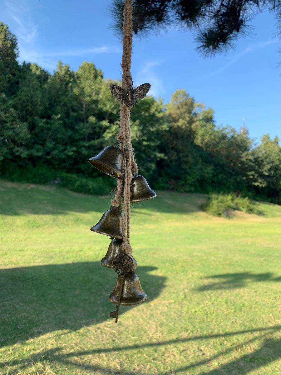 Hanging Bee Witch Bells for Doorknob, Celtic Door Bells, Door Protecti