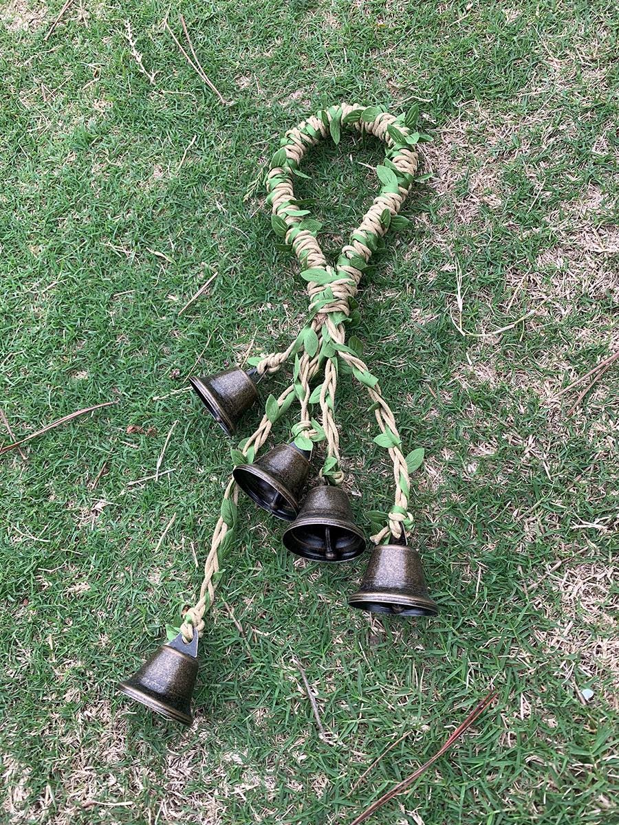 5 Brass Bells, Witch Bells, Door Bells, Spiritual Protection, Home Protection, Protection Charm, Altar Kitchen Supplies, Ward Gifts