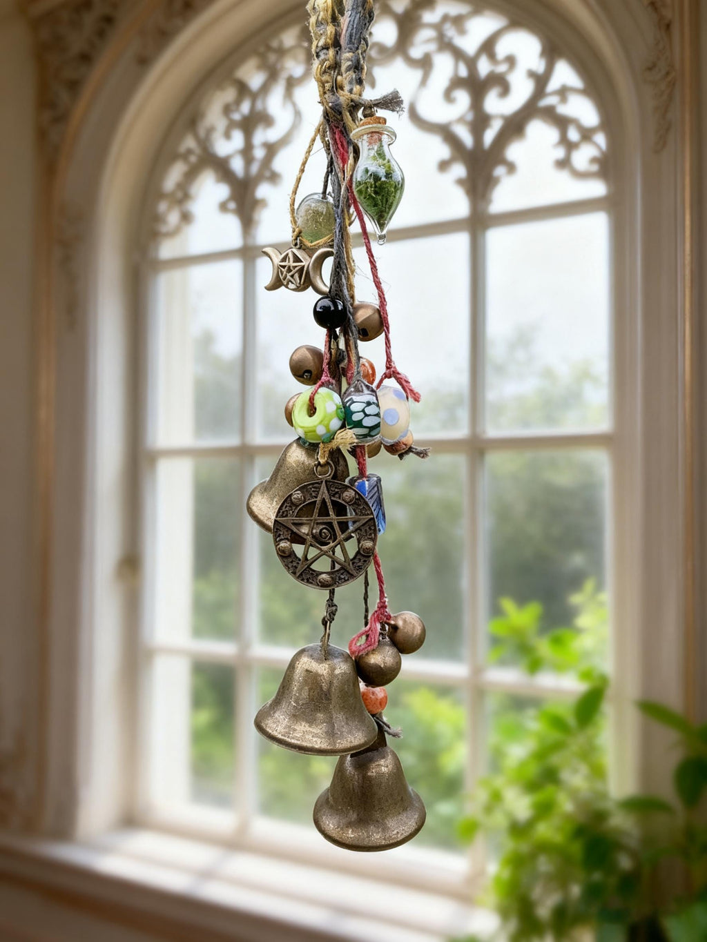 Handmade Witch Bells, Witch Bells and Wind Chimes, Hanging Bells for W