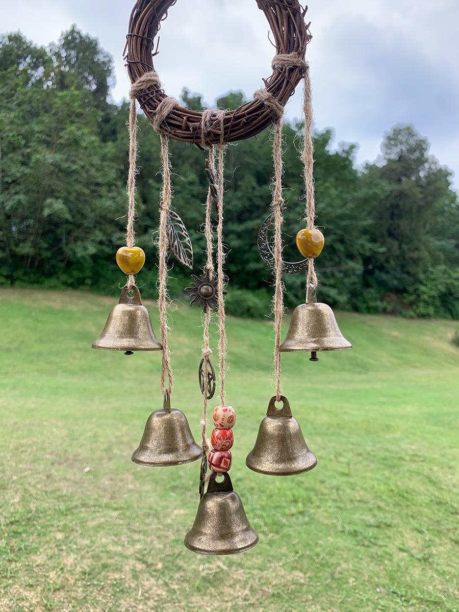 Kitchen Altar Decor, Rustic Bell, Witch Bells, Witchcraft Decor, Gifts for Home, Harmony Witch Bells, Kitchen Witch, Housewarming Gifts