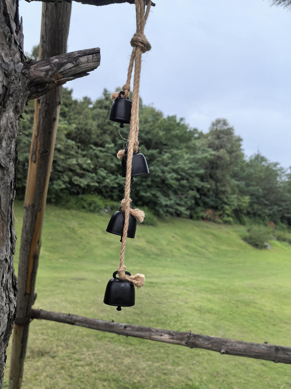 Mystical Witch Bells for Home Protection, Wicca Witch Bells, Pagan Bells for Door Knob, Door Hangers, Ward Off Negative Energy, Wiccan Gift