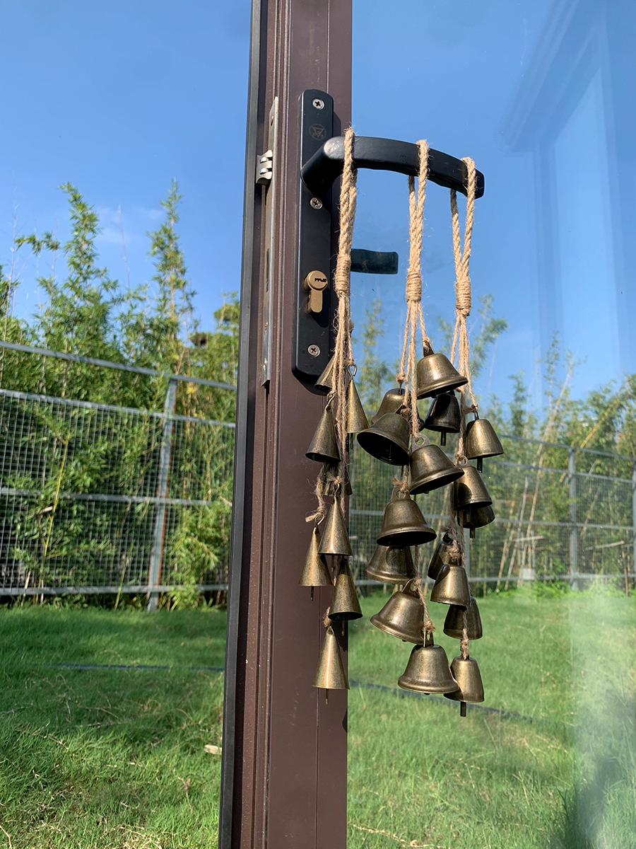 Handmade Hanging Witch Bells for Door Knob, Wicca Witch bells, Door Knob Witch Bells, Hanging Bells for Home Protection, Spiritual Gift