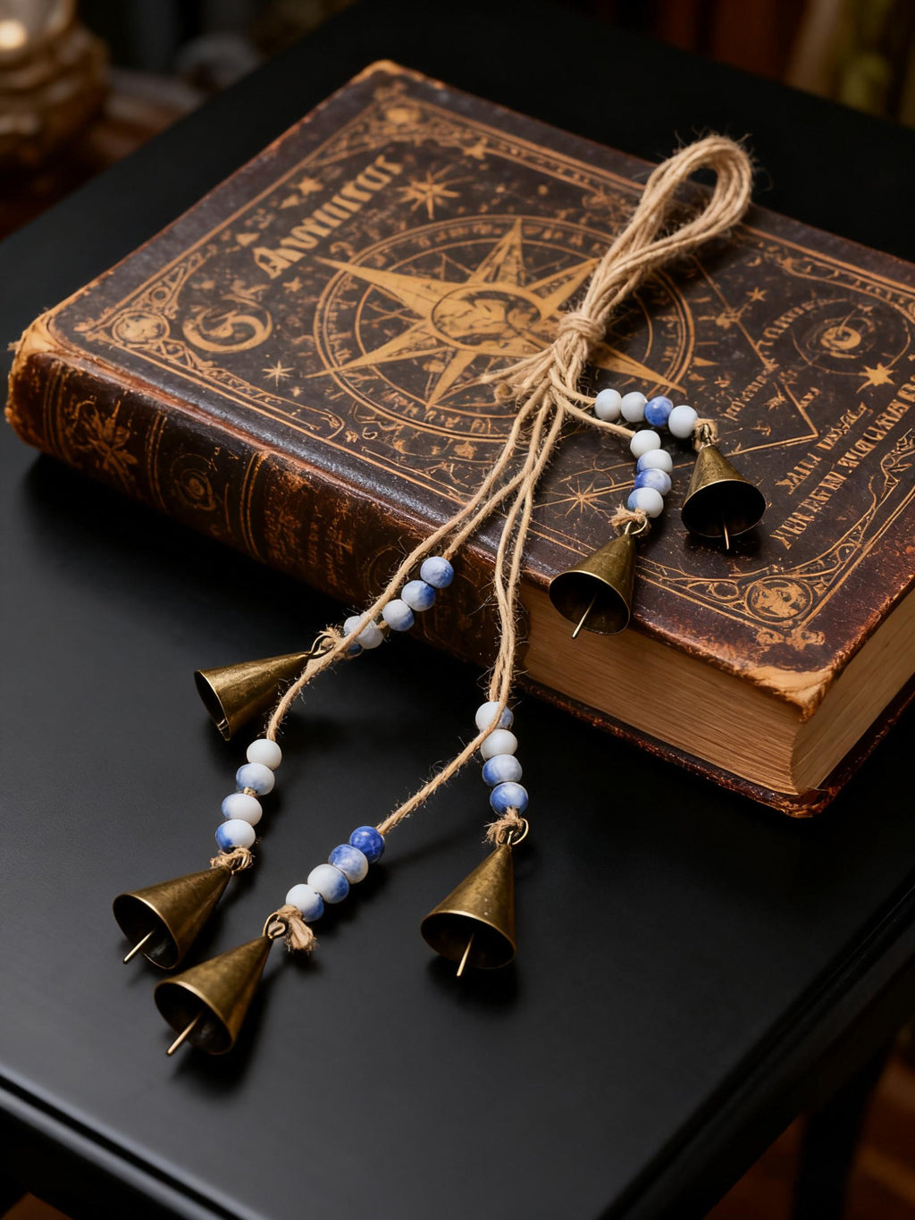 Hanging Witch Bells for Wreath, Decorative Decor for Swag, Pagan Supplies