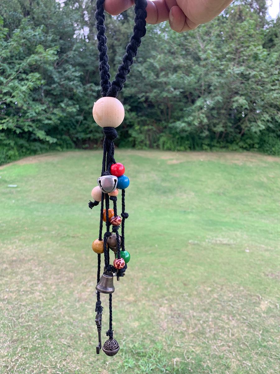 Hanging Witch Bells, Hanging Bells for Door Knob, Handmade Witch Bells, Hanging Bells Brass, Wiccan Decorations, Witch Gifts