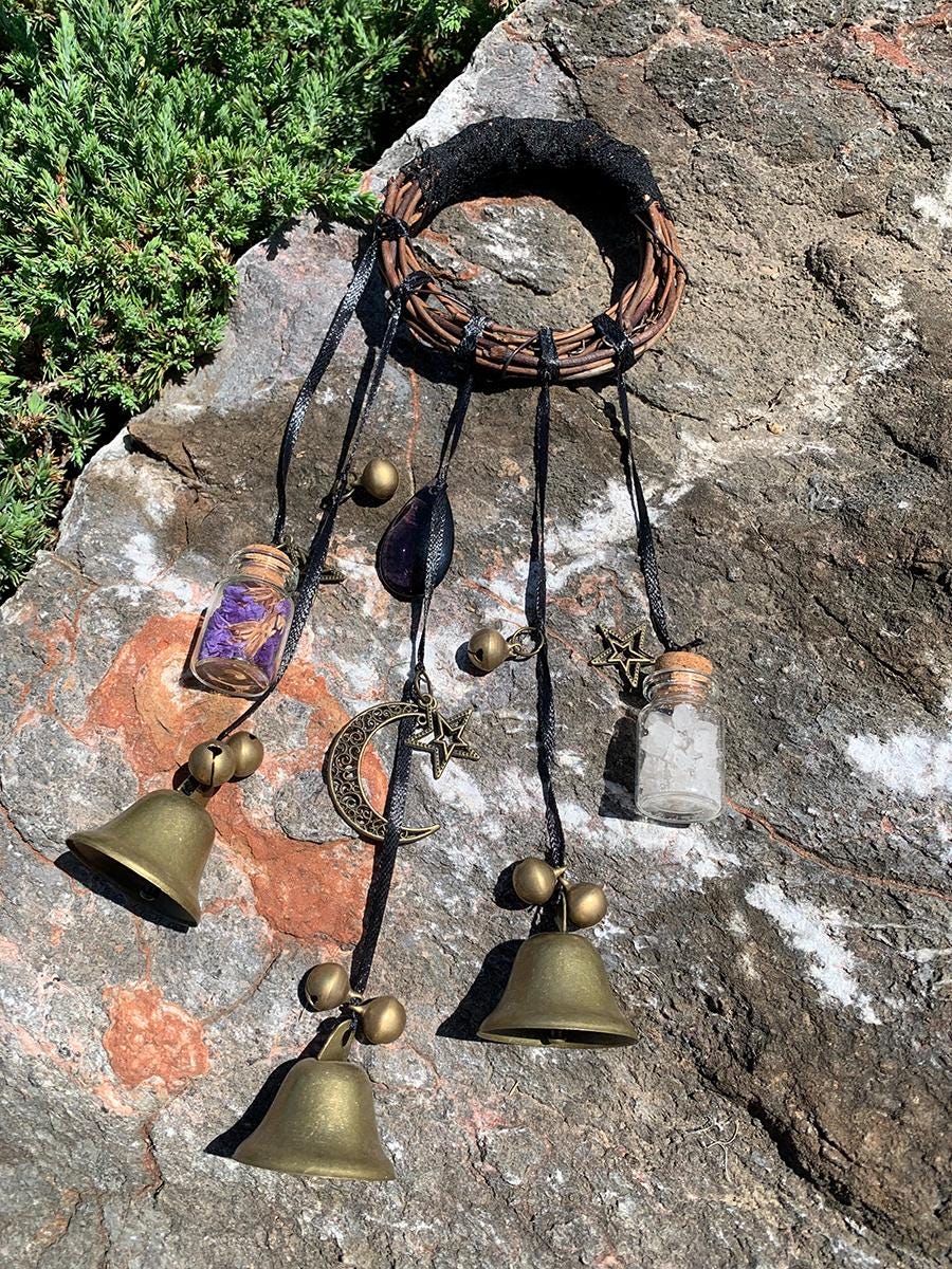 Bells For Door, Witch's Bells, Door Bells, Home Protection Bells, Ward Gifts, Witch Kitchen Supplies, Housewarming Gifts, Witchy Gifts