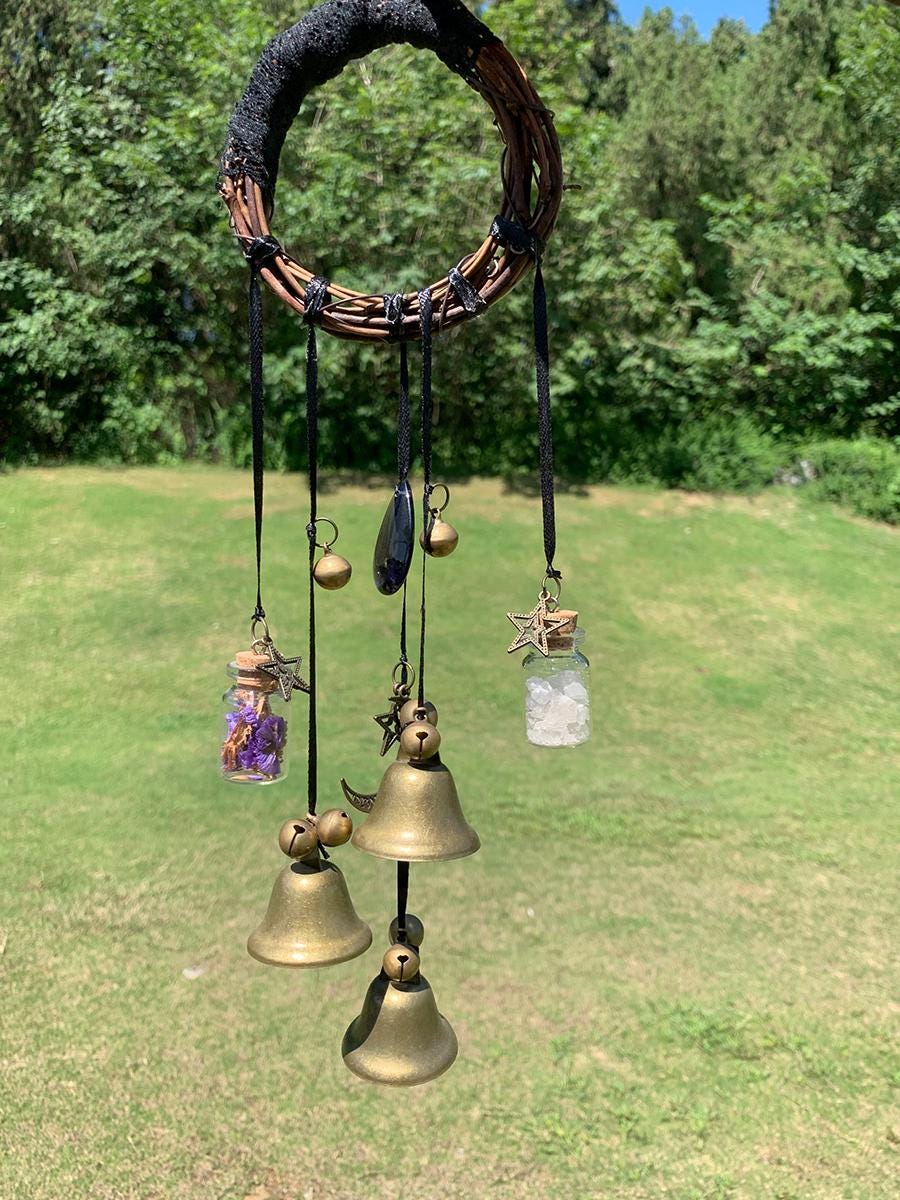 Bells For Door, Witch's Bells, Door Bells, Home Protection Bells, Ward Gifts, Witch Kitchen Supplies, Housewarming Gifts, Witchy Gifts