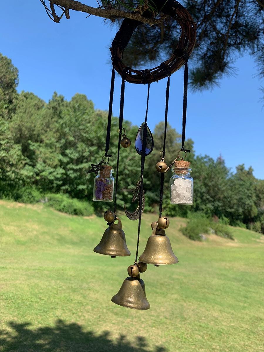 Bells For Door, Witch's Bells, Door Bells, Home Protection Bells, Ward Gifts, Witch Kitchen Supplies, Housewarming Gifts, Witchy Gifts
