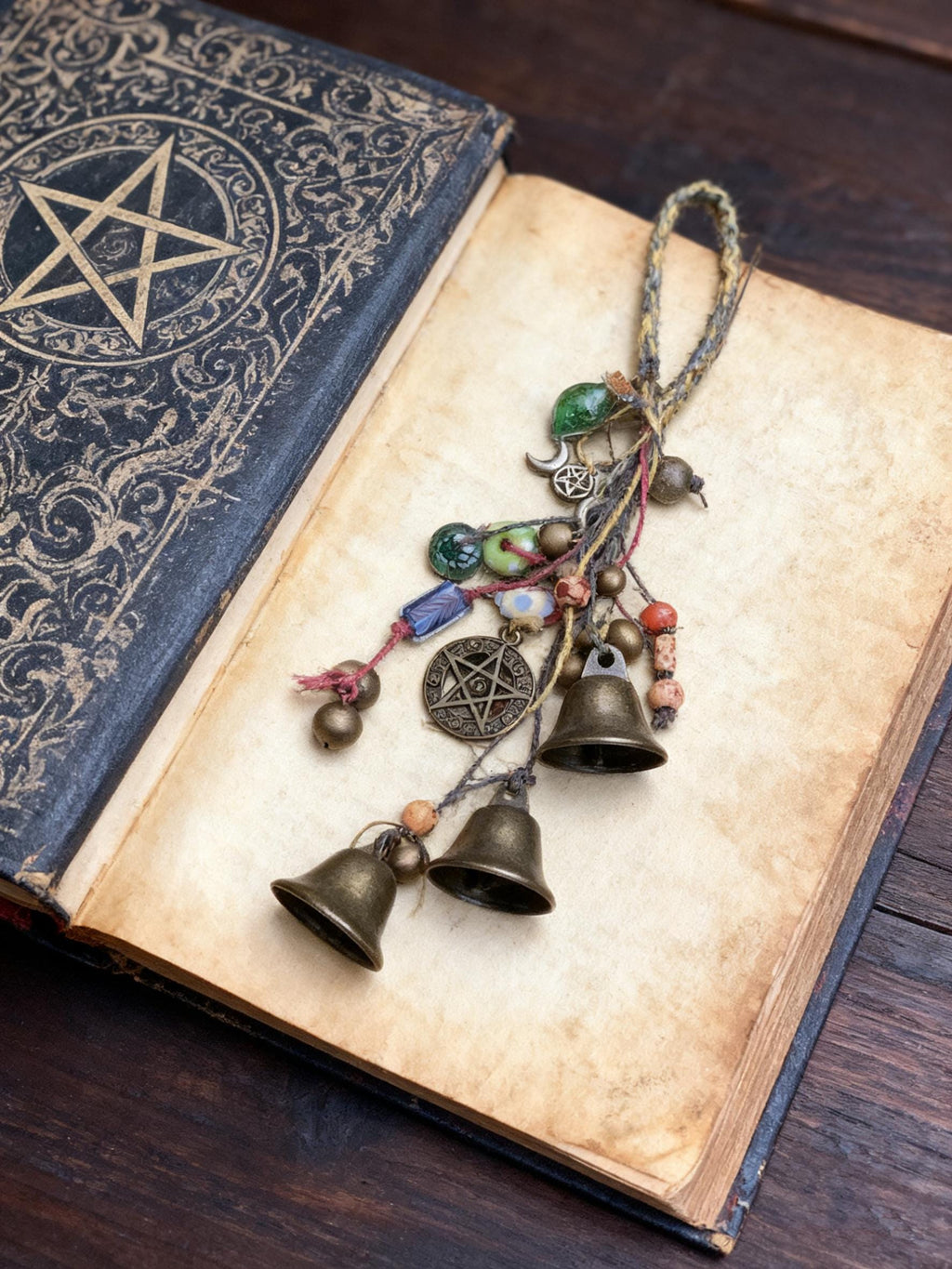 Handmade Witch Bells, Witch Bells and Wind Chimes, Hanging Bells for W