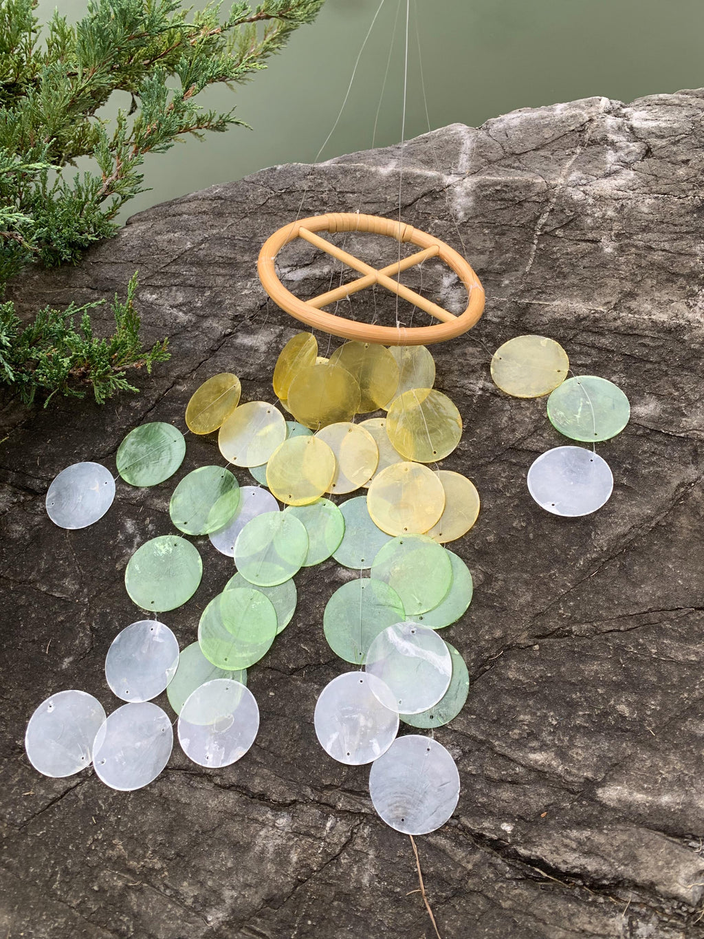 Handmade Seashell Wind Chime, Coastal Home Decor, Boho Wind Chime, Delicate Shell Wind Chime, Handmade Beach Decor, Gift for Sea Lovers