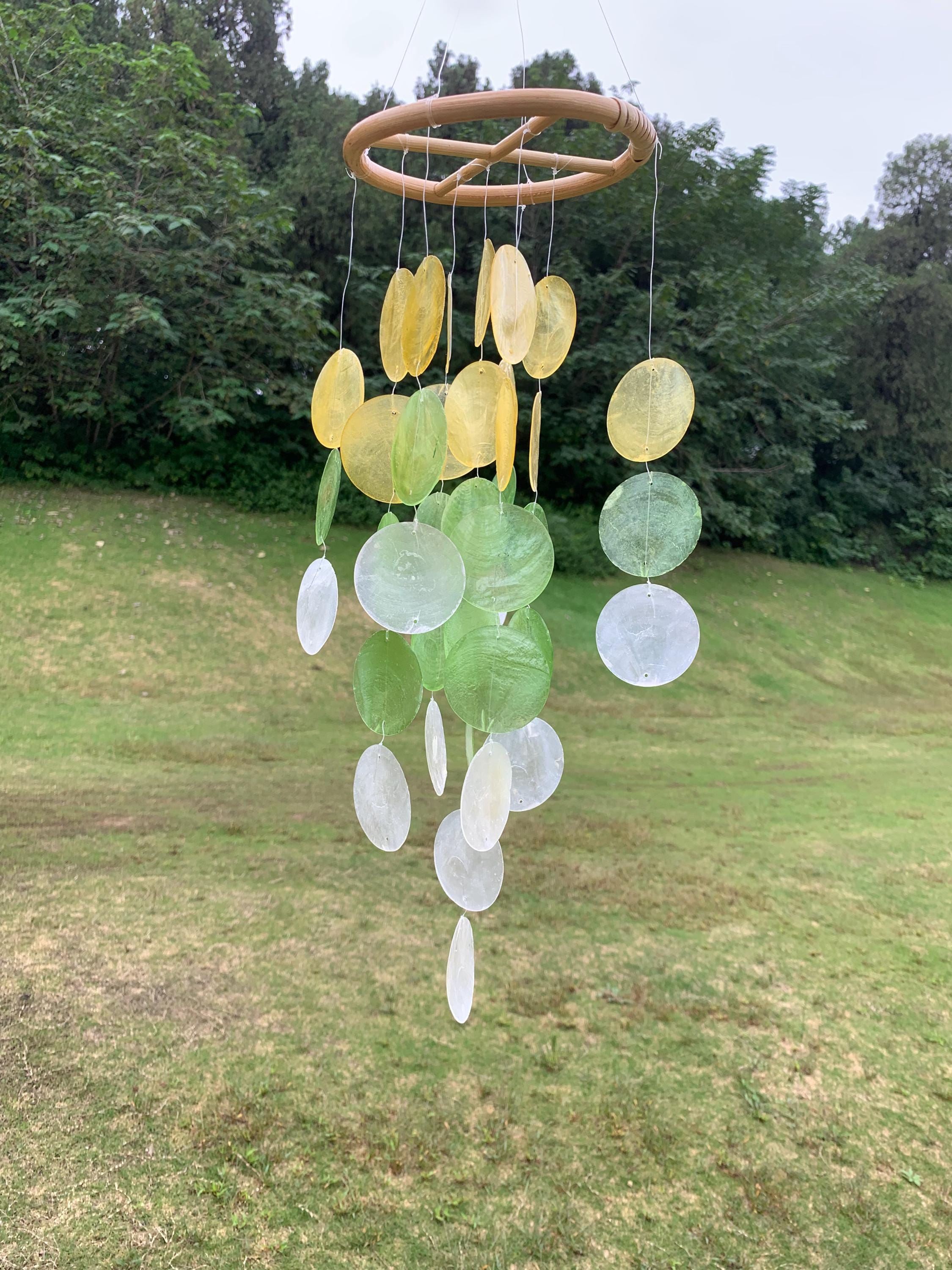 Handmade Seashell Wind Chime, Coastal Home Decor, Boho Wind Chime, Delicate Shell Wind Chime, Handmade Beach Decor, Gift for Sea Lovers