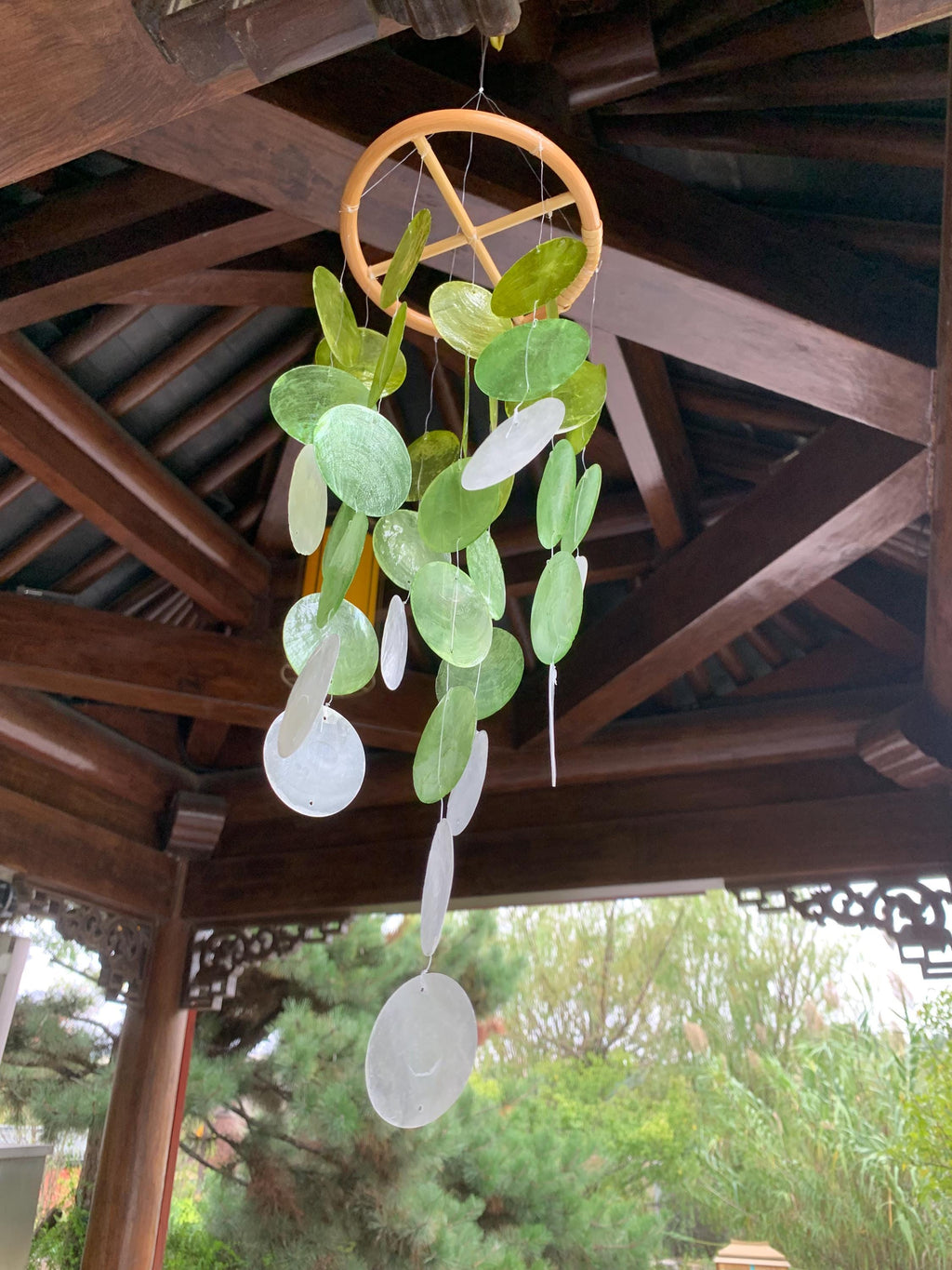 Handmade Seashell Wind Chime, Coastal Home Decor, Boho Wind Chime, Delicate Shell Wind Chime, Handmade Beach Decor, Gift for Sea Lovers