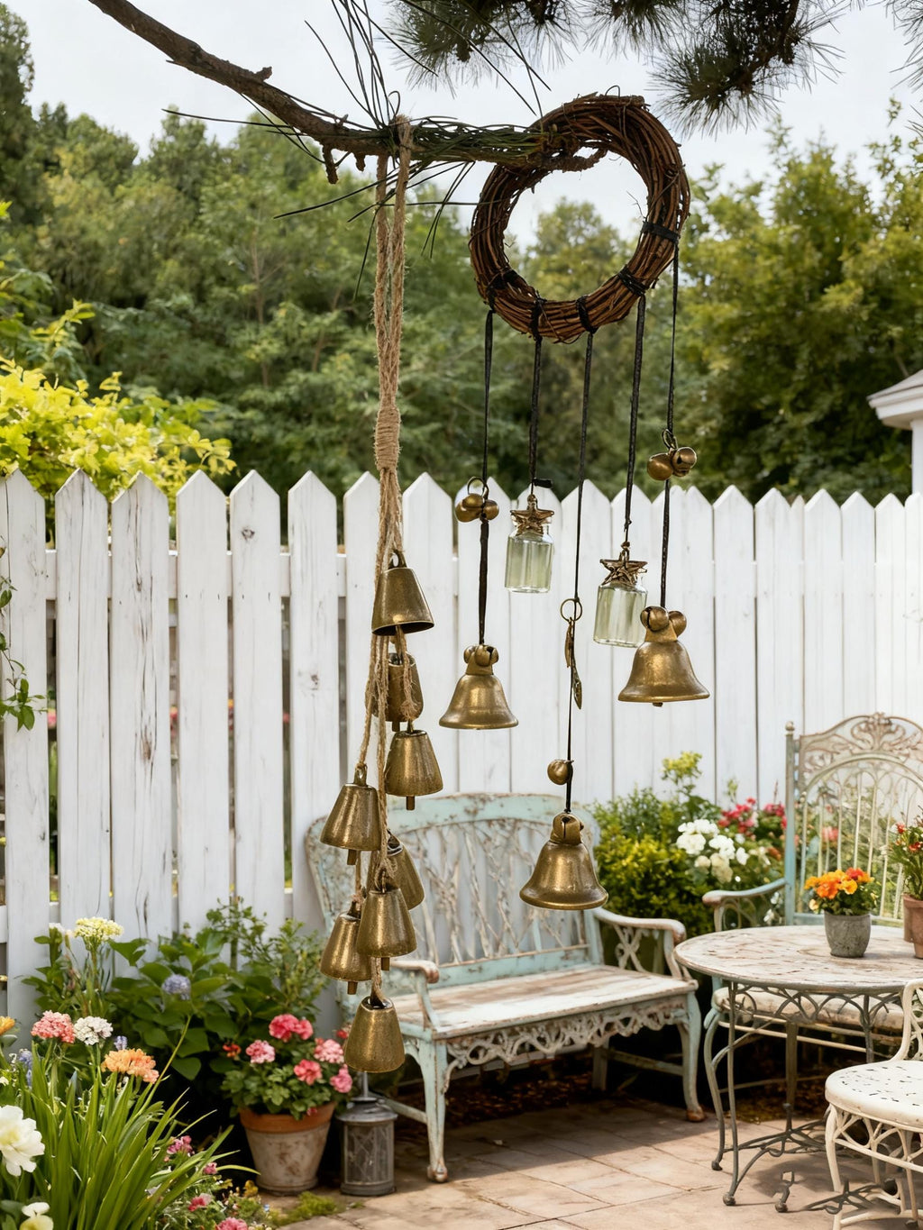 Set of 2 Witch Bells for Door Protection, Home Blessing Charm, Enchanted Witch Bells for Home Blessing, Handmade Witch Bells for Door Knob